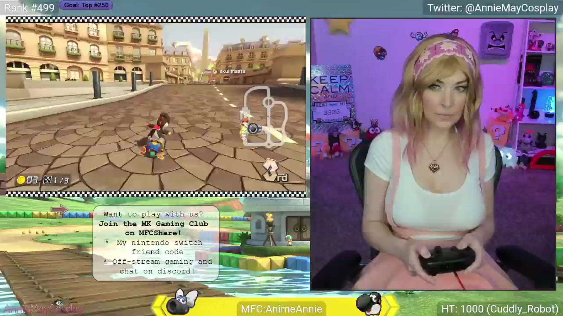 Gallery image thumbnail from AnimeAnnie's myfreecams stream on, 04/17/2025, 03:22 image 3 of 20