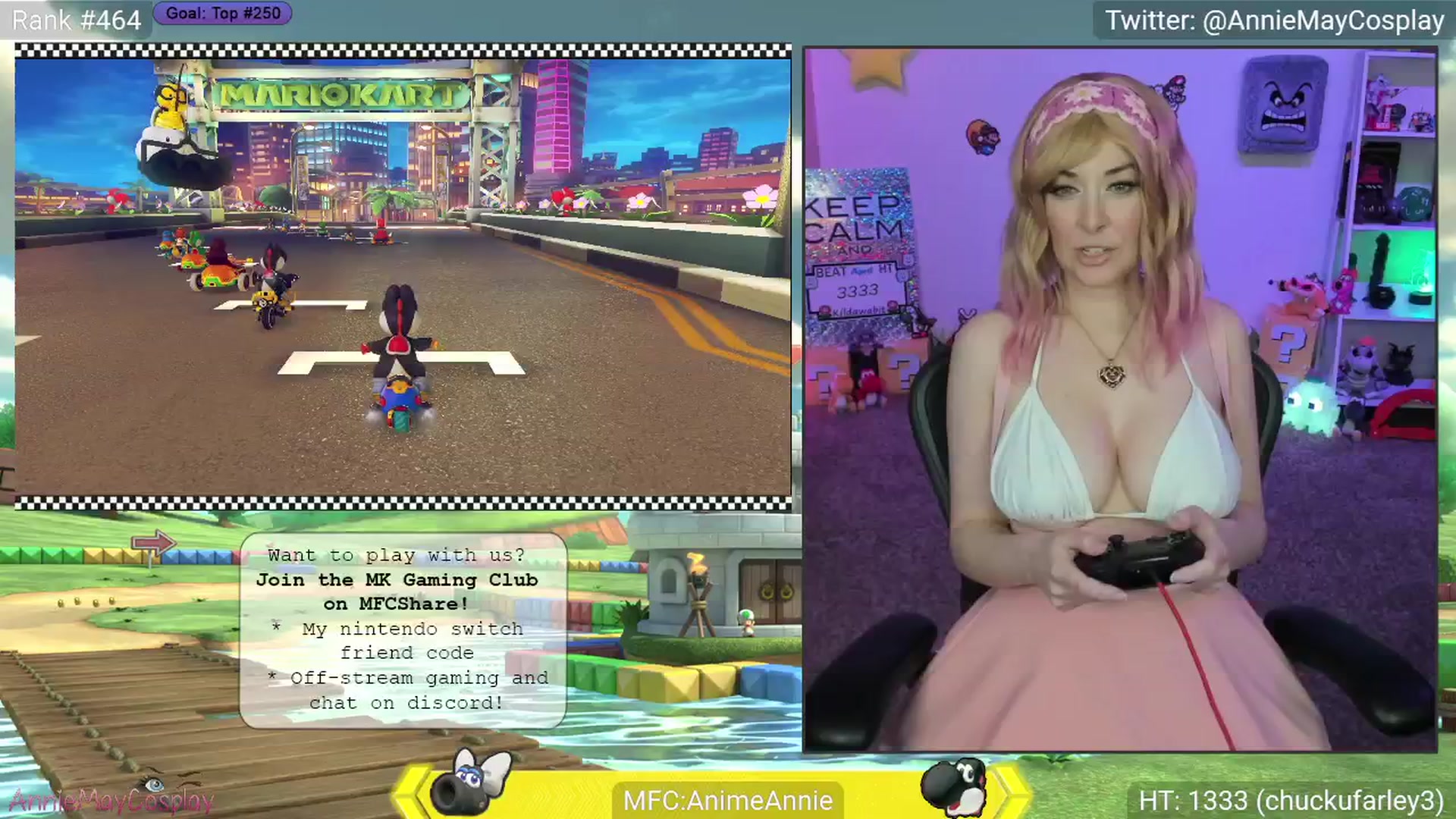Gallery image thumbnail from AnimeAnnie's myfreecams stream on, 04/17/2025, 03:22 image 18 of 20