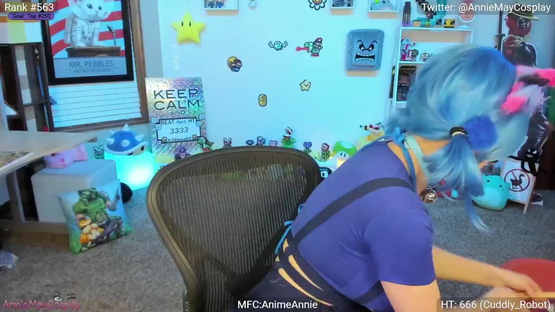 Gallery image thumbnail from AnimeAnnie's myfreecams stream on, 04/20/2025, 01:18 image 3 of 20