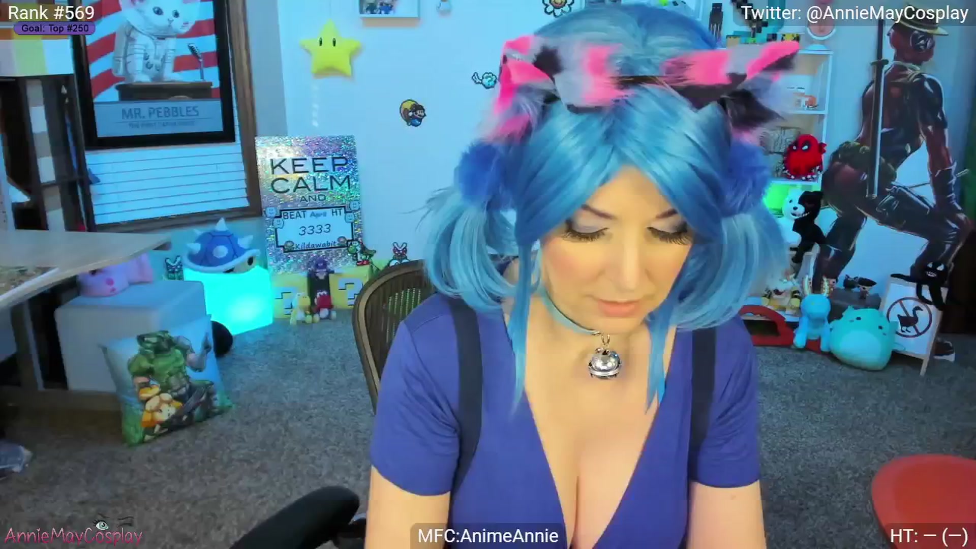 Gallery image thumbnail from AnimeAnnie's myfreecams stream on, 04/20/2025, 01:18 image 2 of 20