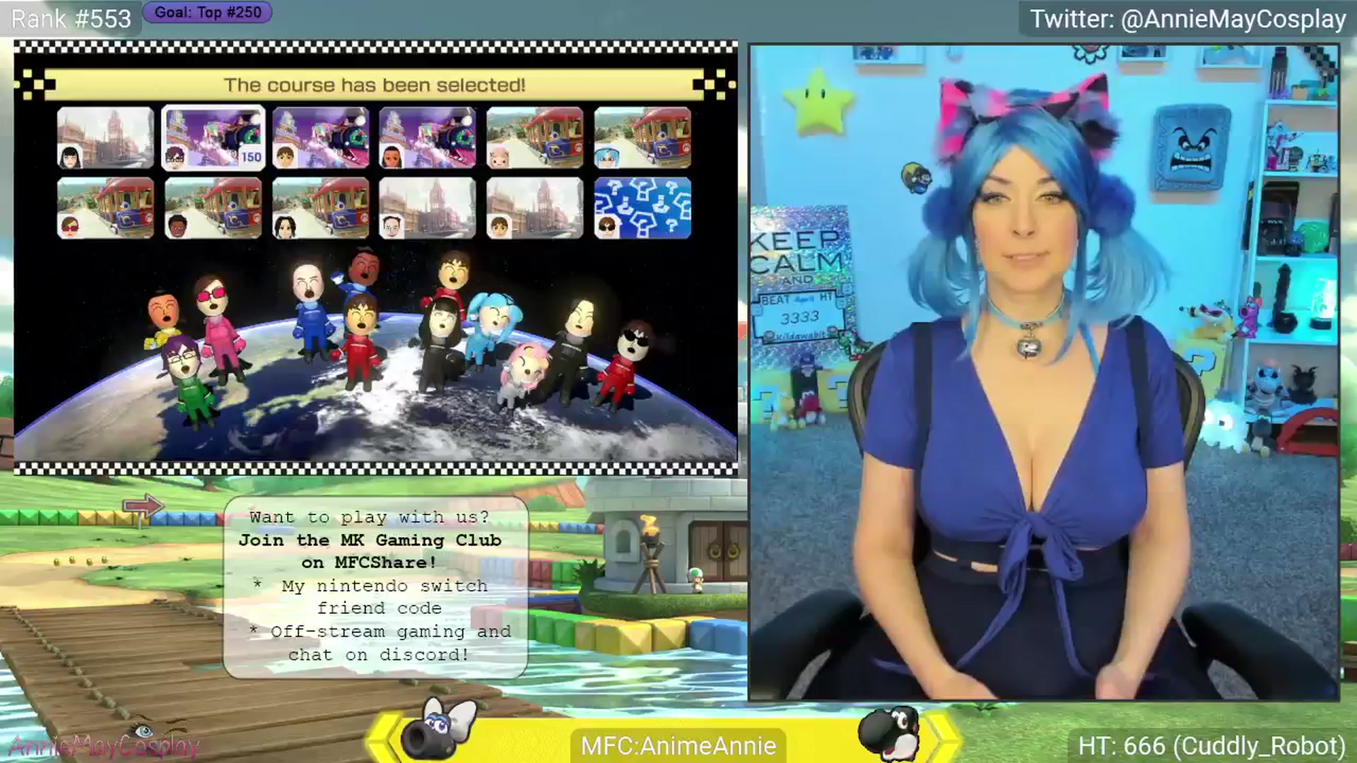 Gallery image thumbnail from AnimeAnnie's myfreecams stream on, 04/20/2025, 01:18 image 8 of 20
