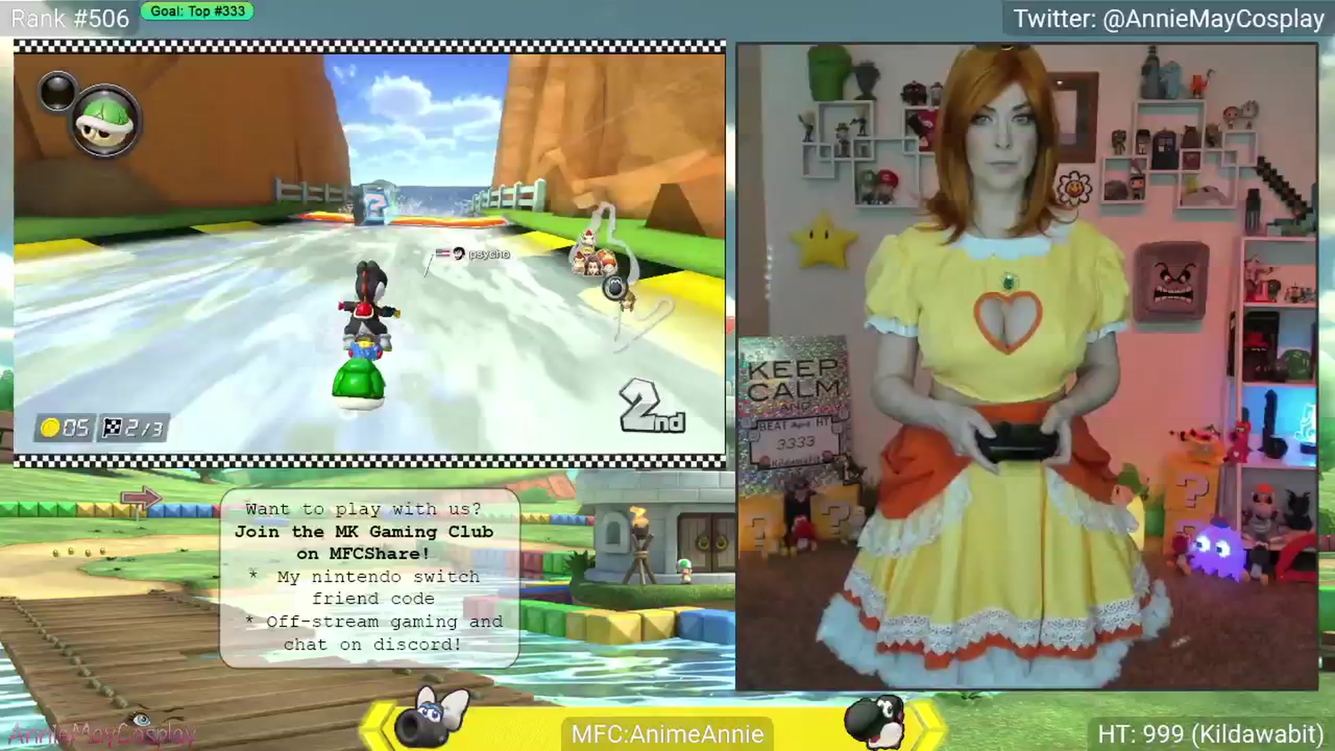 Gallery image thumbnail from AnimeAnnie's myfreecams stream on, 04/22/2025, 01:48 image 2 of 20