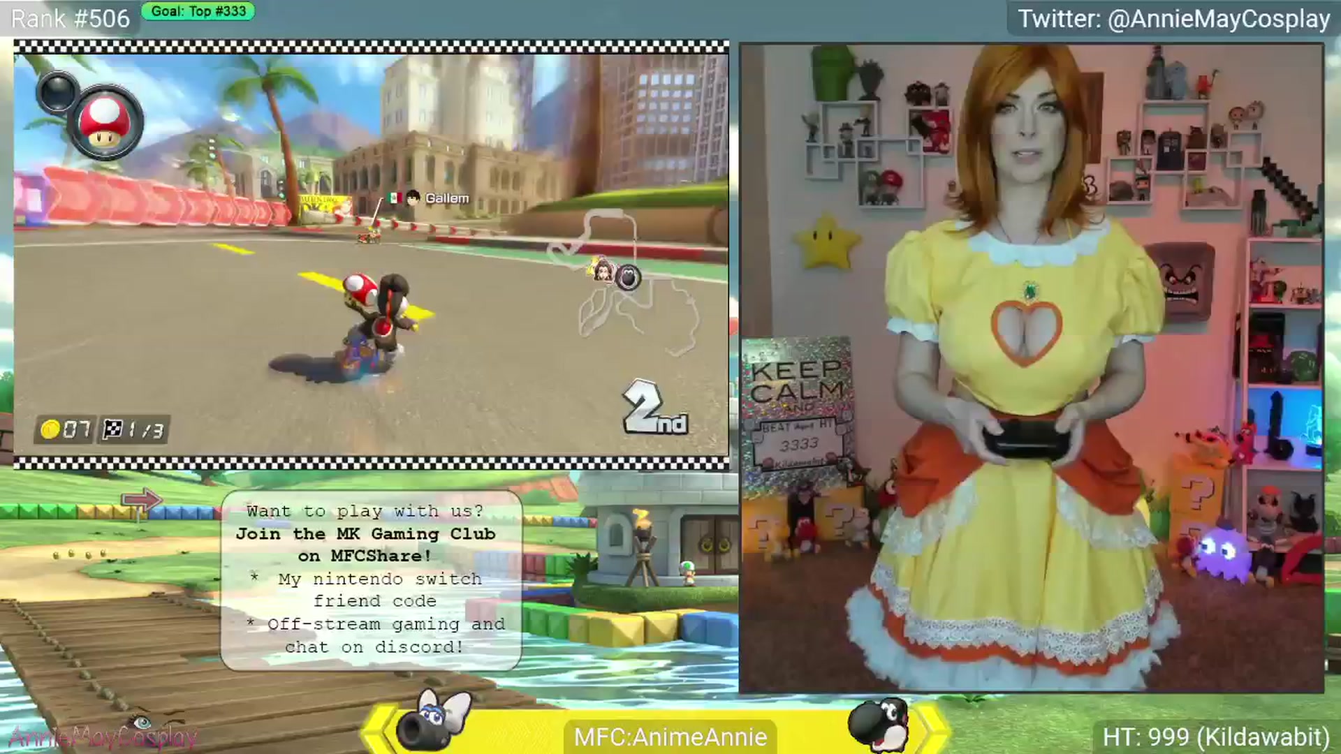 Gallery image thumbnail from AnimeAnnie's myfreecams stream on, 04/22/2025, 01:48 image 4 of 20