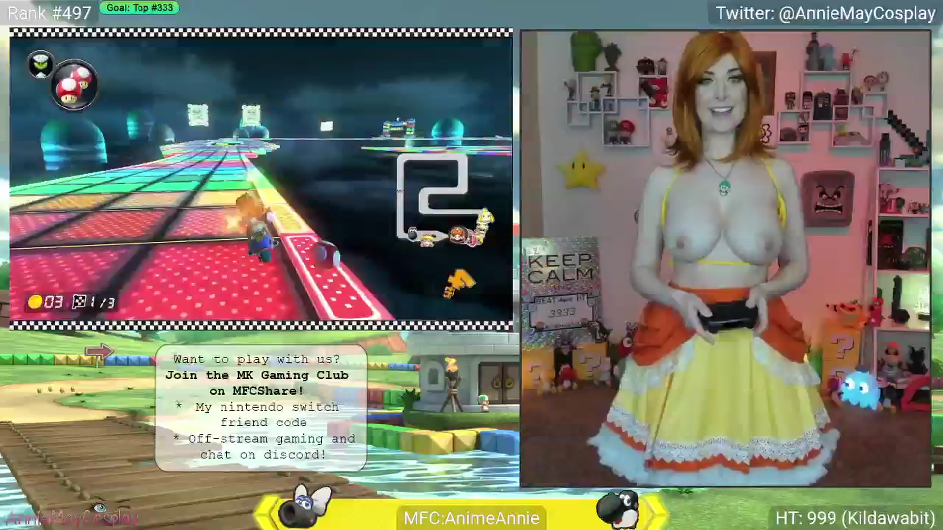 Gallery image thumbnail from AnimeAnnie's myfreecams stream on, 04/22/2025, 01:48 image 13 of 20