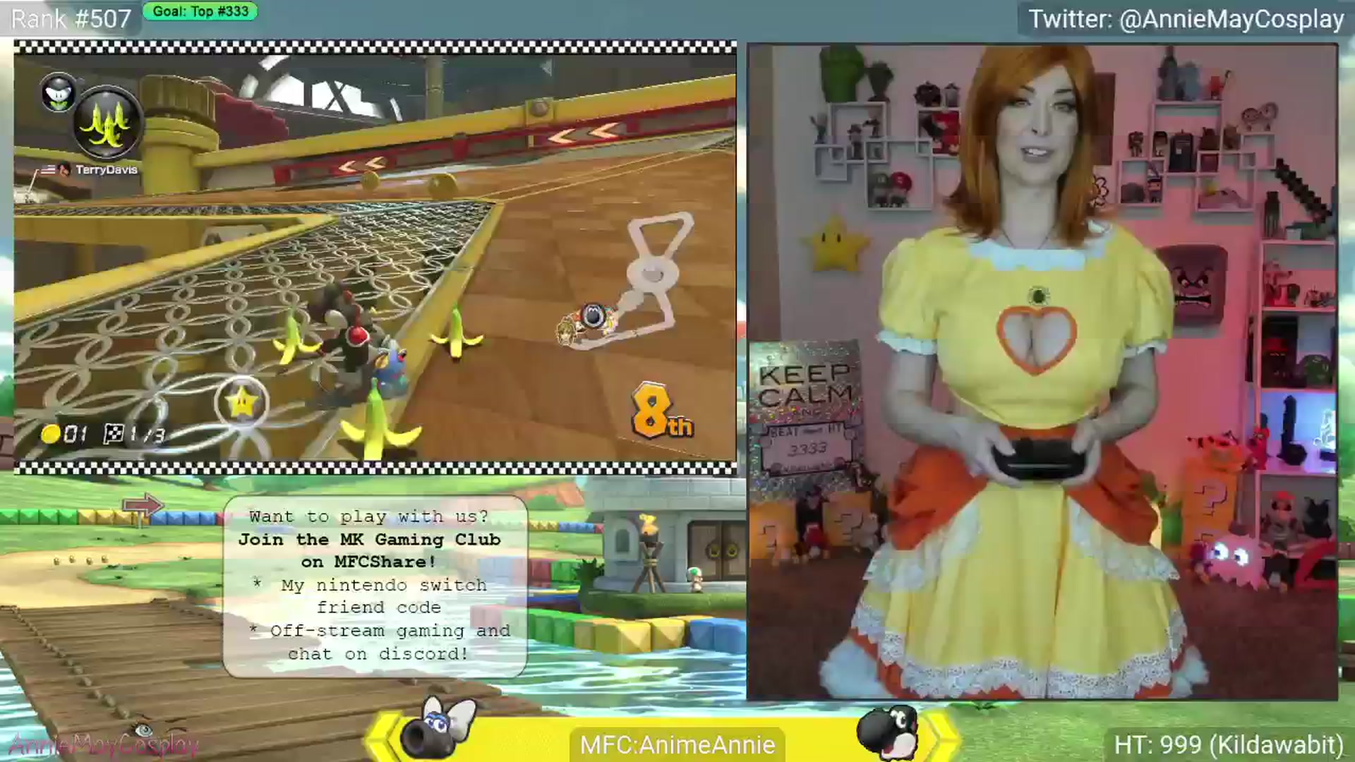 Gallery image thumbnail from AnimeAnnie's myfreecams stream on, 04/22/2025, 01:48 image 5 of 20
