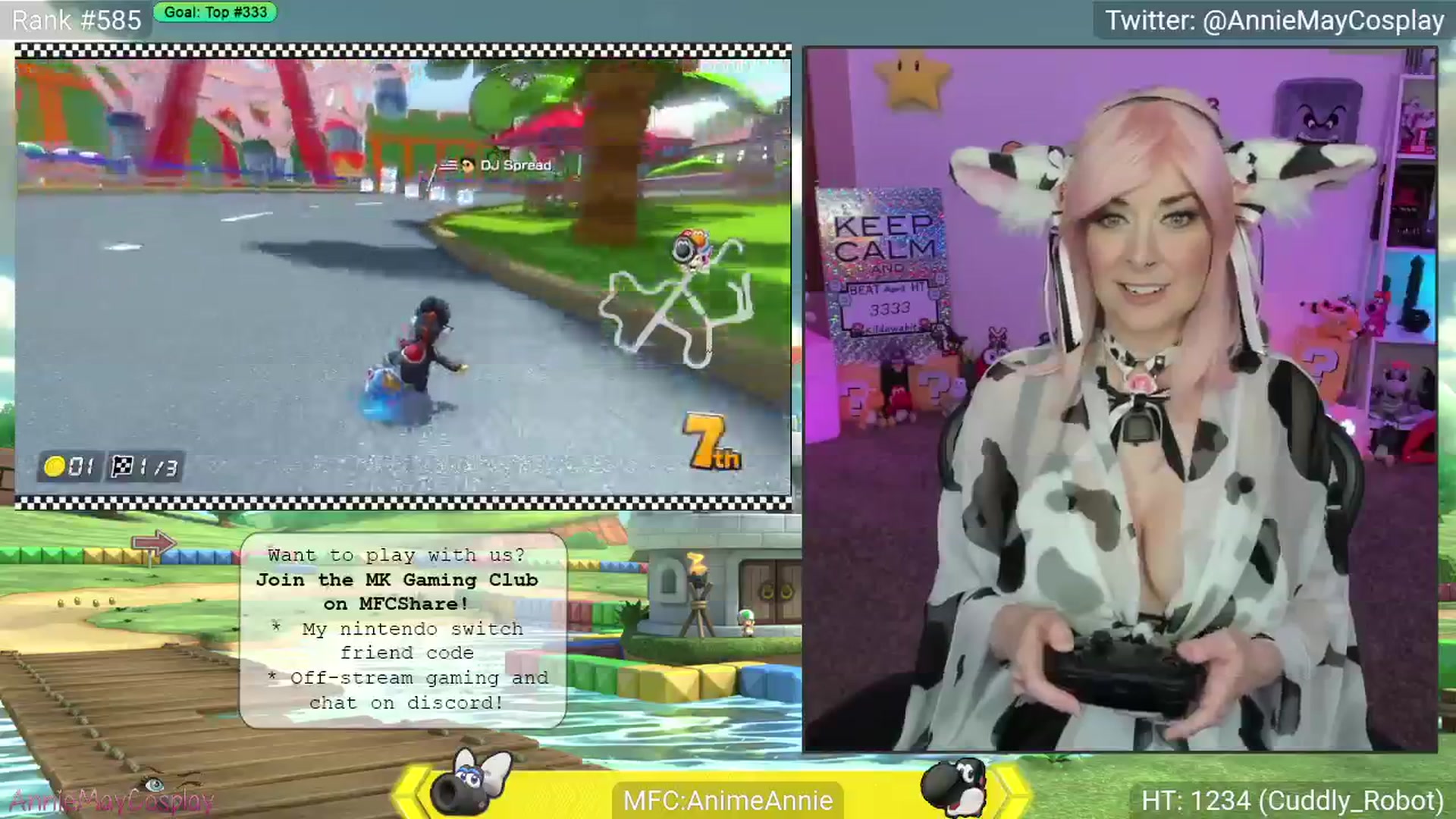 Gallery image thumbnail from AnimeAnnie's myfreecams stream on, 04/29/2025, 01:31 image 20 of 20