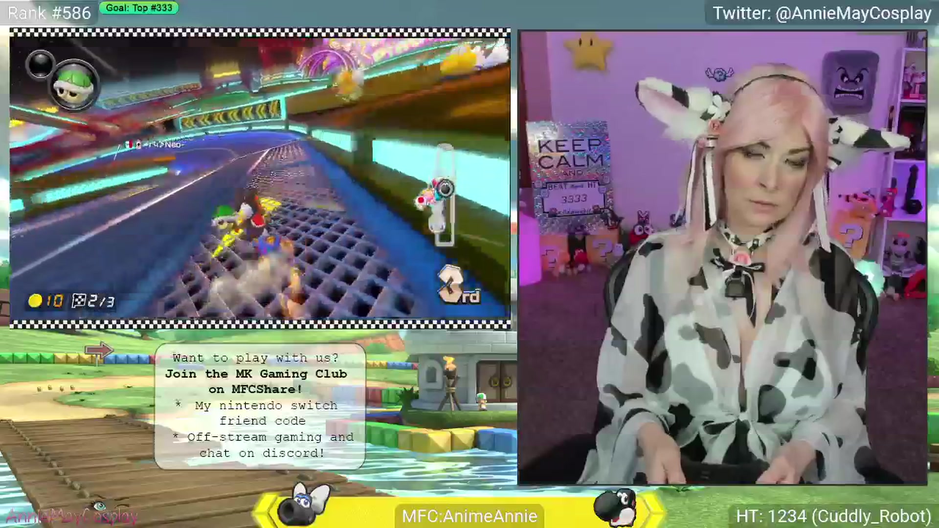 Gallery image thumbnail from AnimeAnnie's myfreecams stream on, 04/29/2025, 01:31 image 19 of 20