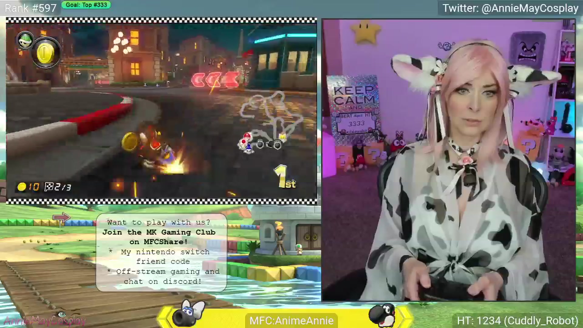 Gallery image thumbnail from AnimeAnnie's myfreecams stream on, 04/29/2025, 01:31 image 13 of 20