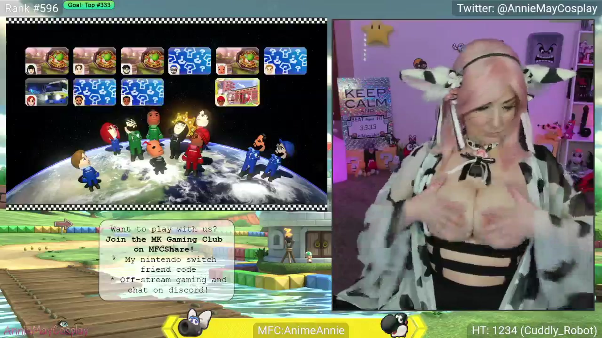 Gallery image thumbnail from AnimeAnnie's myfreecams stream on, 04/29/2025, 01:31 image 7 of 20