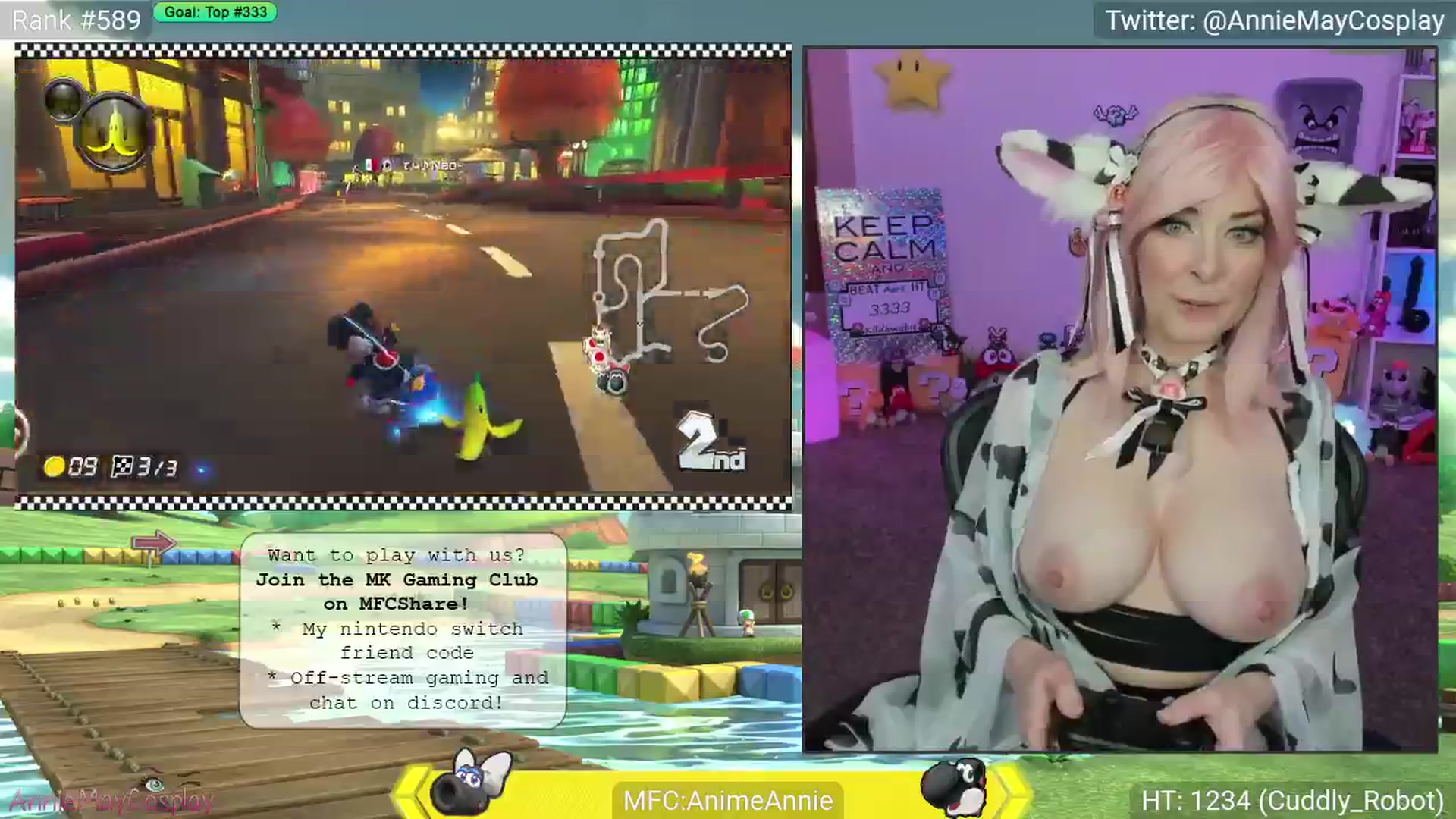 Gallery image thumbnail from AnimeAnnie's myfreecams stream on, 04/29/2025, 01:31 image 17 of 20