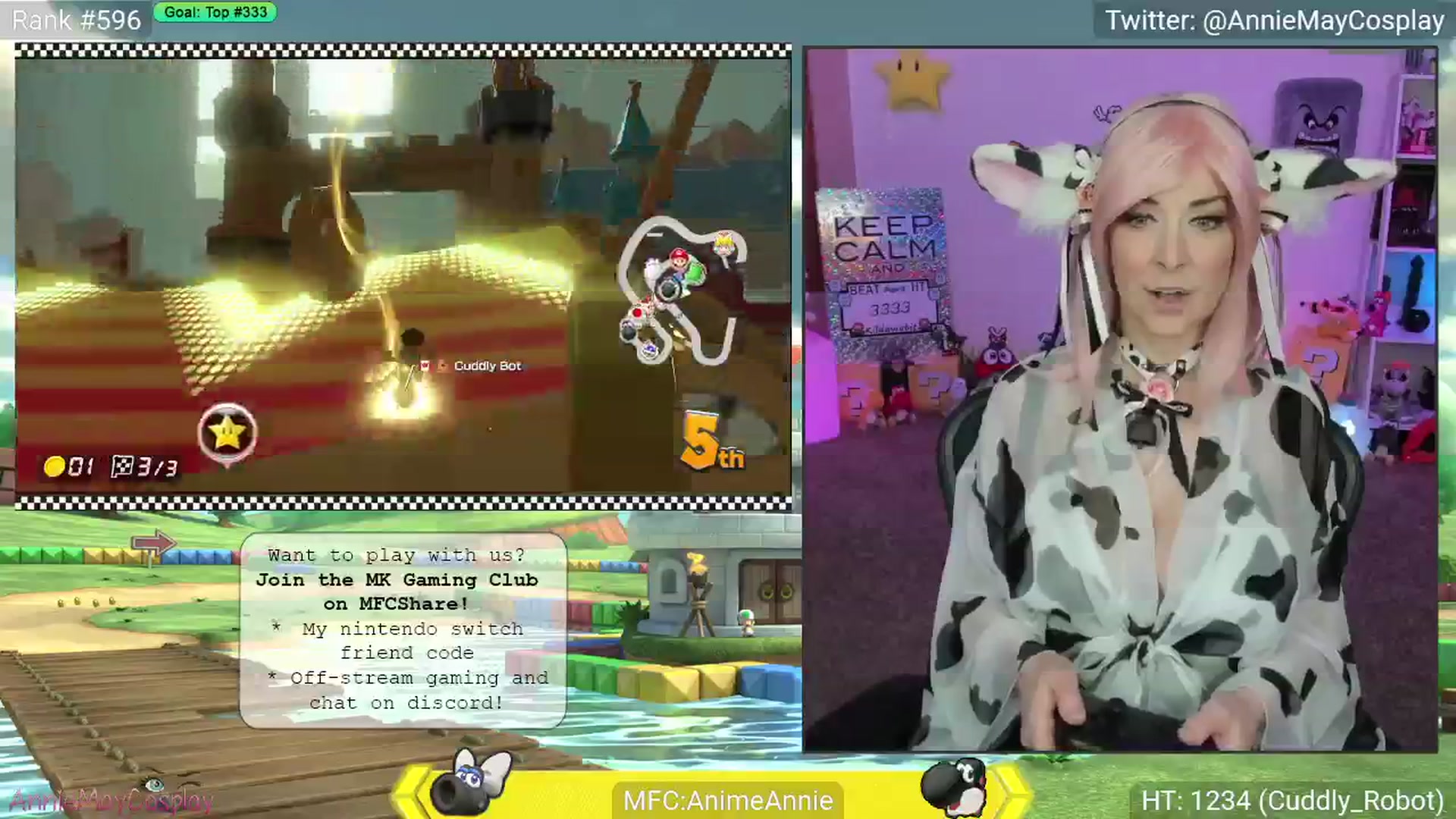 Gallery image thumbnail from AnimeAnnie's myfreecams stream on, 04/29/2025, 01:31 image 9 of 20