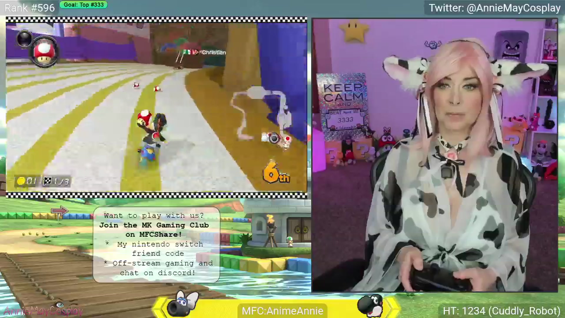 Gallery image thumbnail from AnimeAnnie's myfreecams stream on, 04/29/2025, 01:31 image 10 of 20