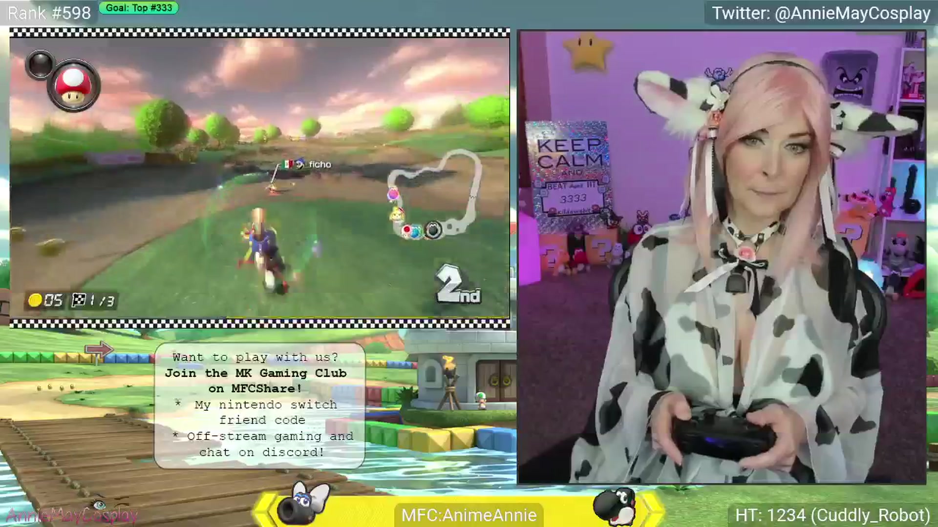 Gallery image thumbnail from AnimeAnnie's myfreecams stream on, 04/29/2025, 01:31 image 6 of 20
