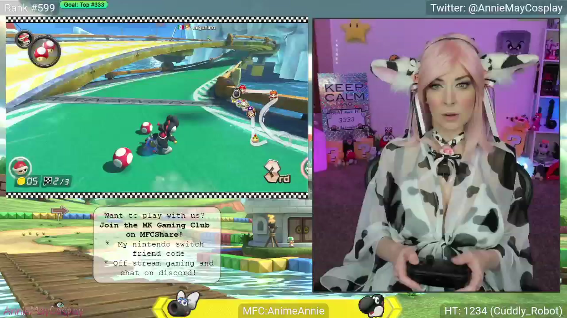 Gallery image thumbnail from AnimeAnnie's myfreecams stream on, 04/29/2025, 01:31 image 2 of 20