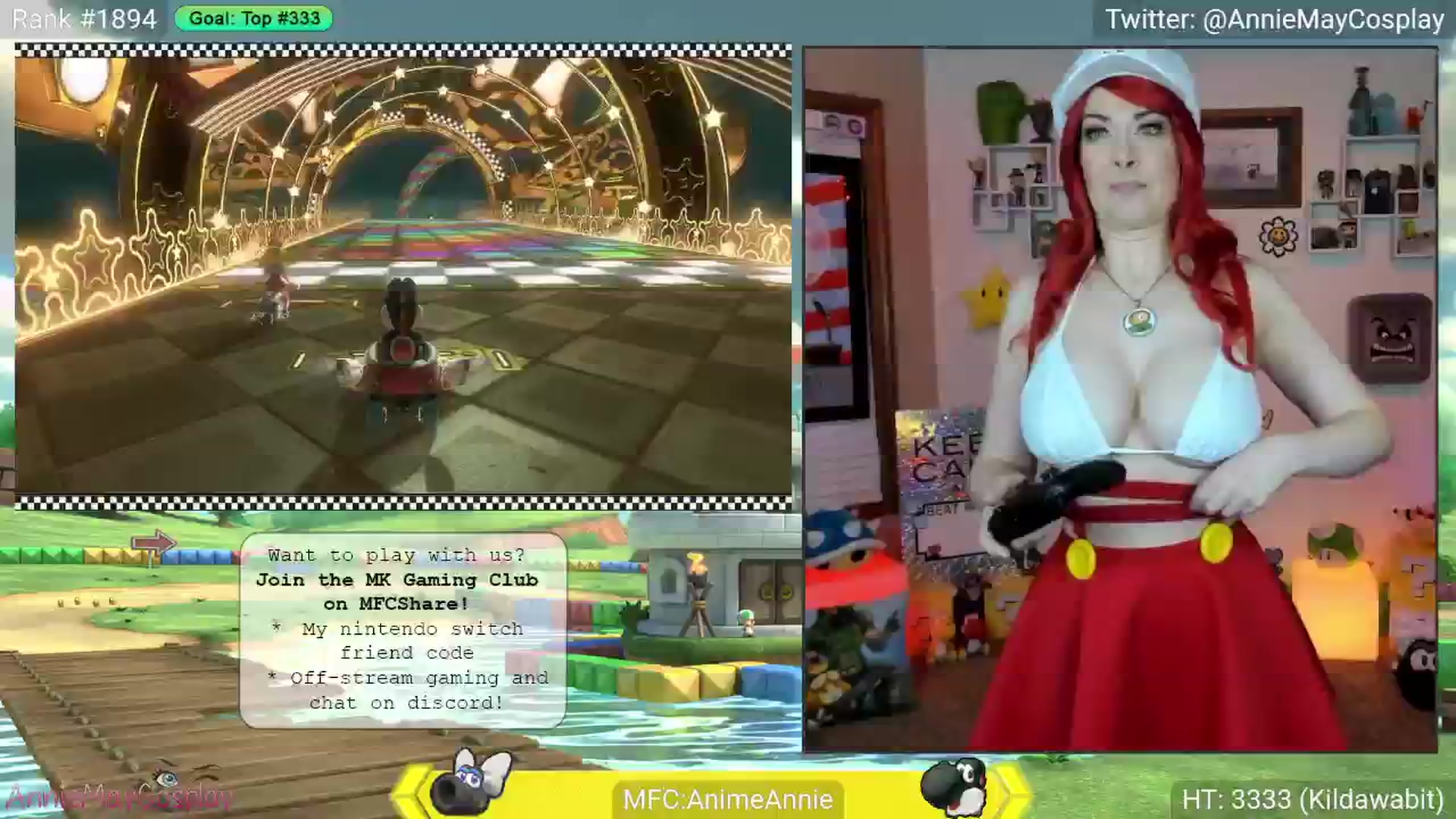 Gallery image thumbnail from AnimeAnnie's myfreecams stream on, 05/06/2025, 02:37 image 7 of 20