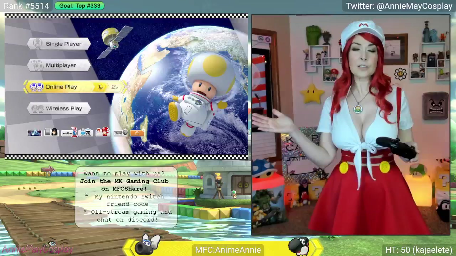 Gallery image thumbnail from AnimeAnnie's myfreecams stream on, 05/06/2025, 02:37 image 1 of 20