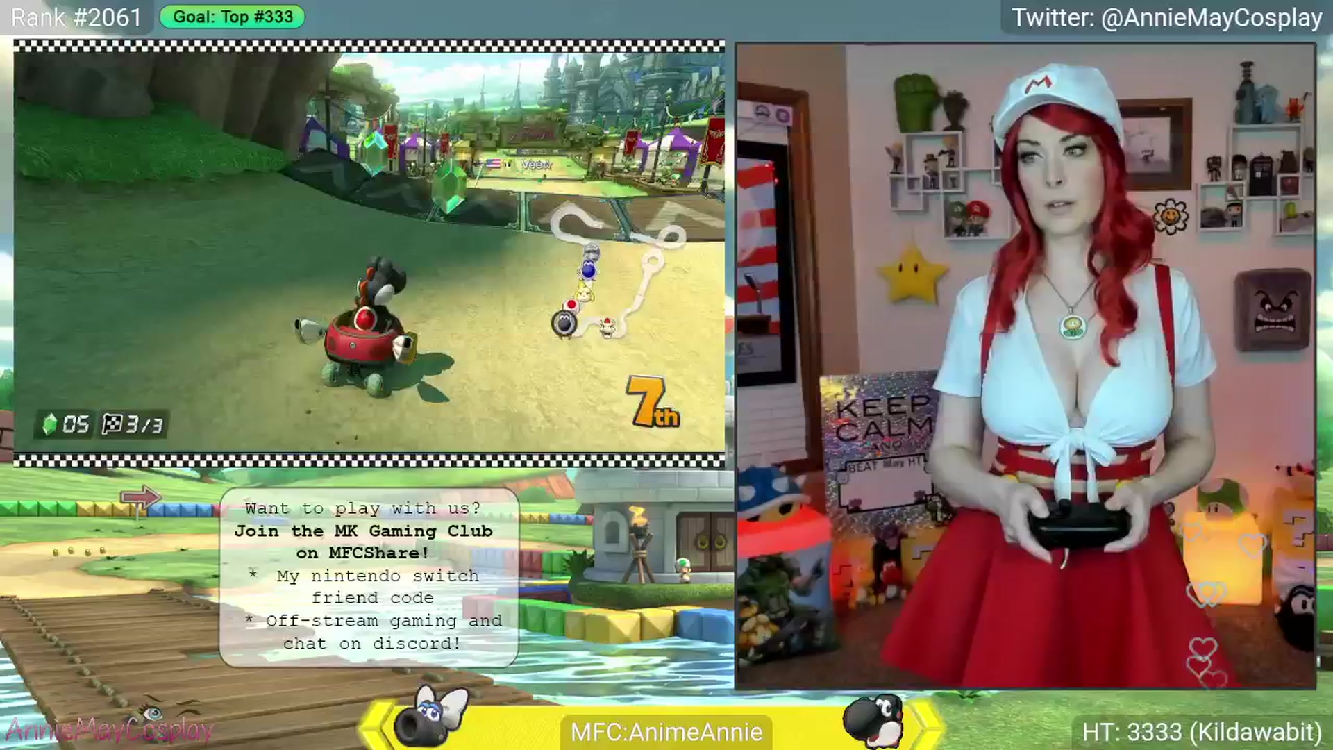 Gallery image thumbnail from AnimeAnnie's myfreecams stream on, 05/06/2025, 02:37 image 2 of 20