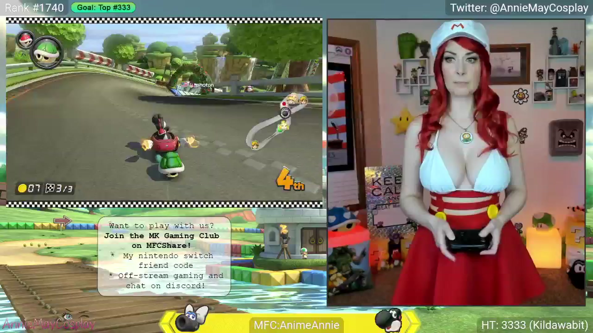 Gallery image thumbnail from AnimeAnnie's myfreecams stream on, 05/06/2025, 02:37 image 11 of 20