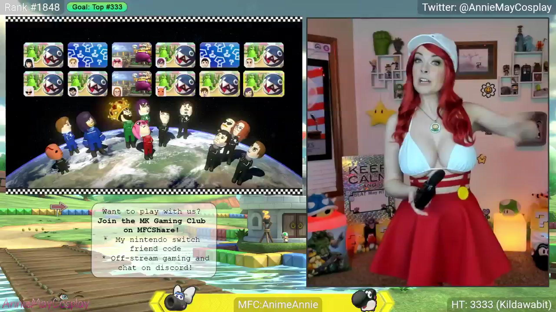 Gallery image thumbnail from AnimeAnnie's myfreecams stream on, 05/06/2025, 02:37 image 9 of 20