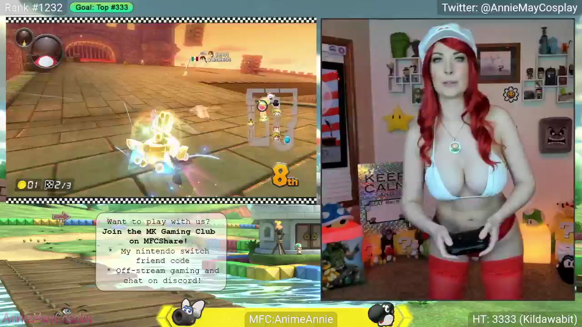 Gallery image thumbnail from AnimeAnnie's myfreecams stream on, 05/06/2025, 02:37 image 19 of 20