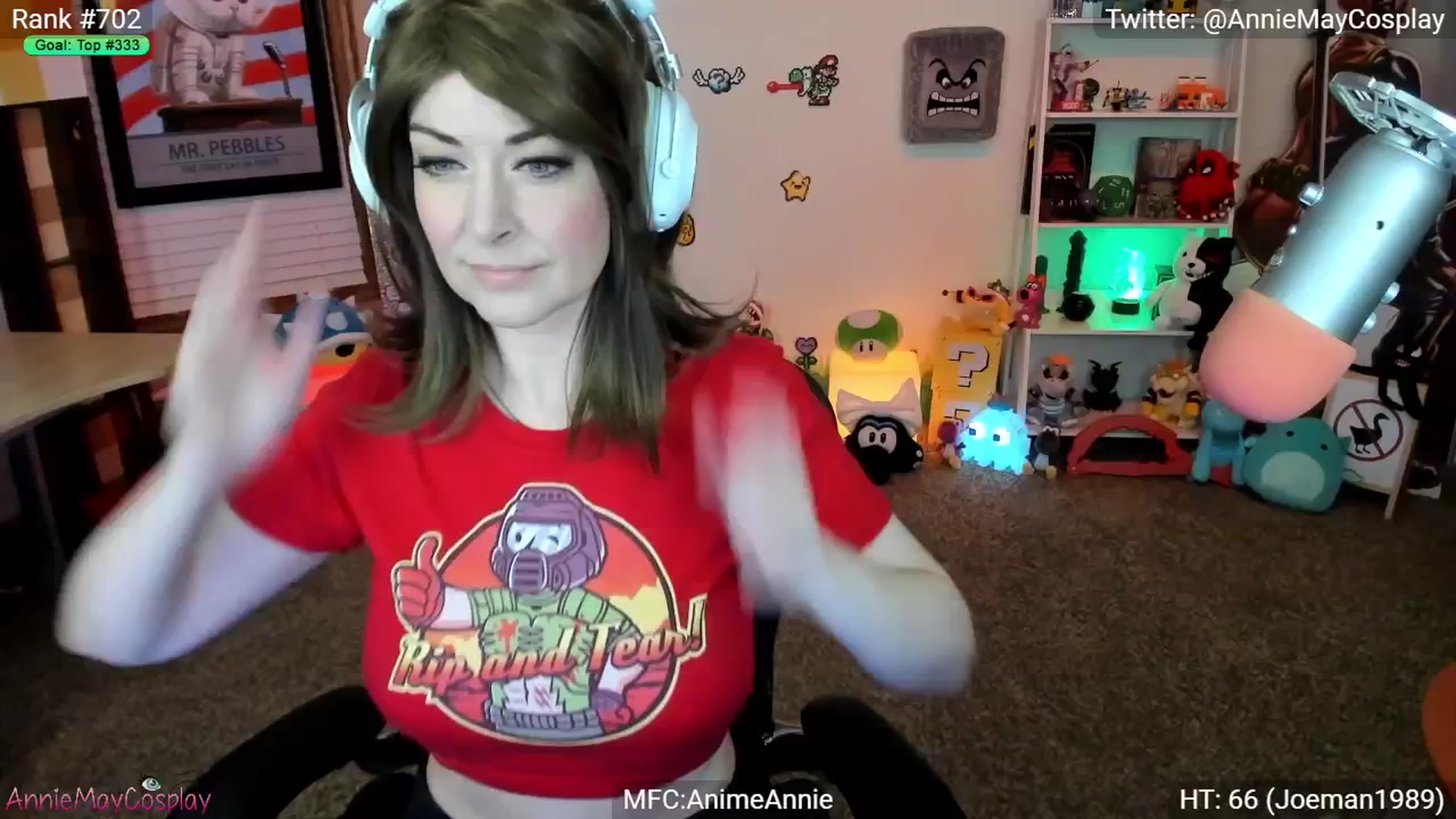 Gallery image thumbnail from AnimeAnnie's myfreecams stream on, 05/09/2025, 24:03 image 5 of 20