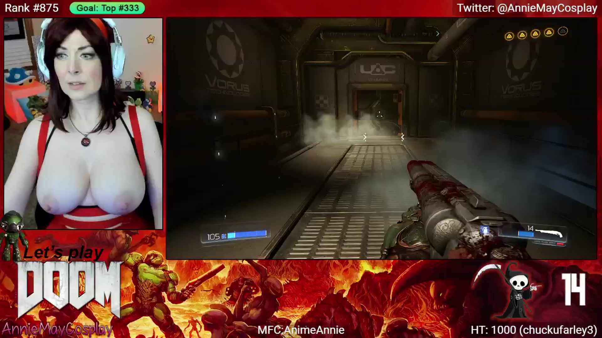 Gallery image thumbnail from AnimeAnnie's myfreecams stream on, 05/22/2025, 02:18 image 16 of 20