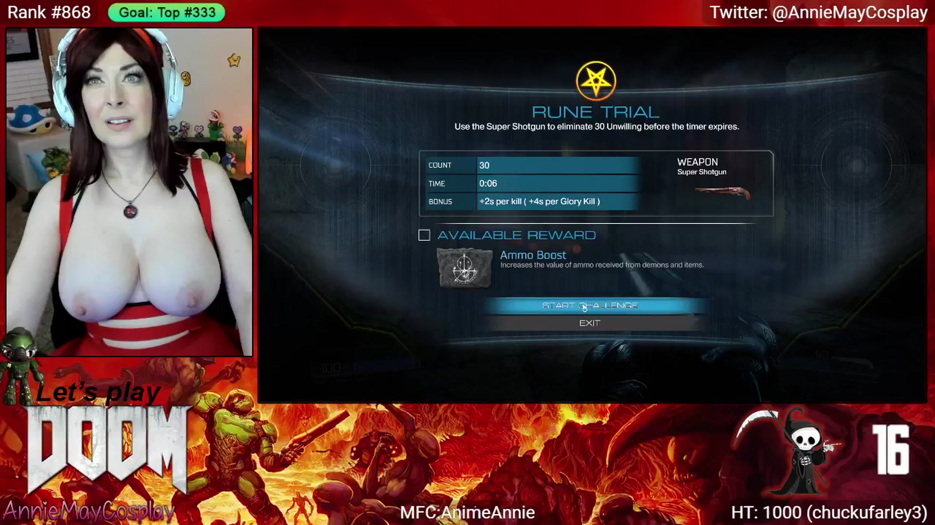Gallery image thumbnail from AnimeAnnie's myfreecams stream on, 05/22/2025, 02:18 image 19 of 20