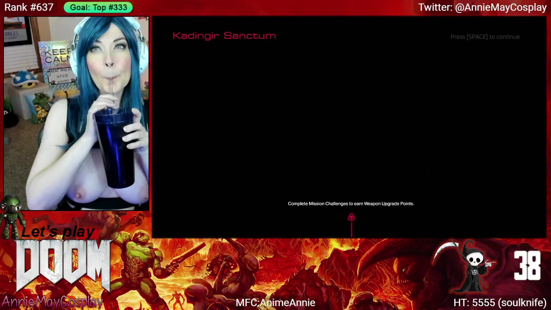 Gallery image thumbnail from AnimeAnnie's myfreecams stream on, 05/24/2025, 04:08 image 19 of 20
