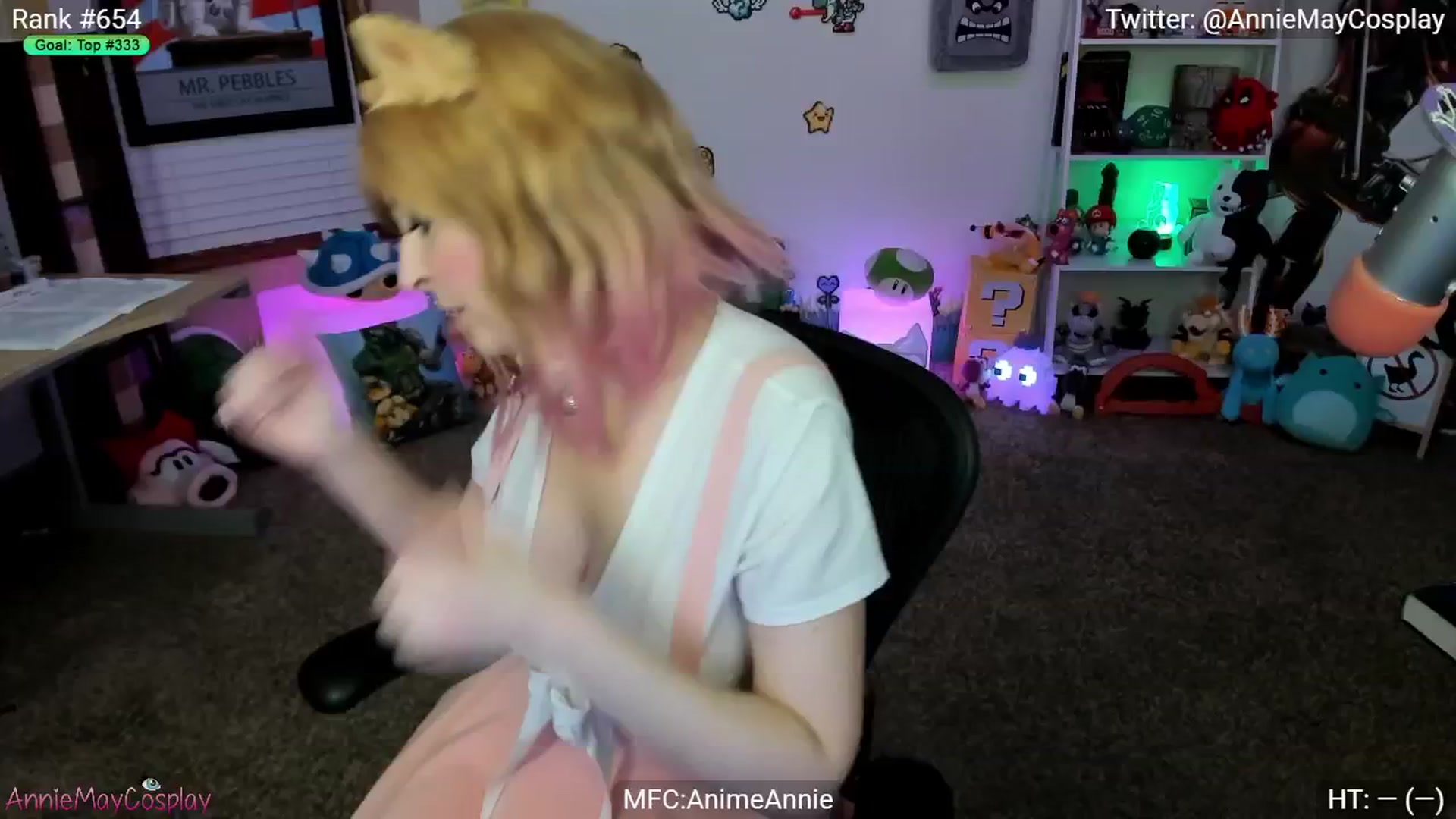 Gallery image thumbnail from AnimeAnnie's myfreecams stream on, 05/25/2025, 01:57 image 1 of 20