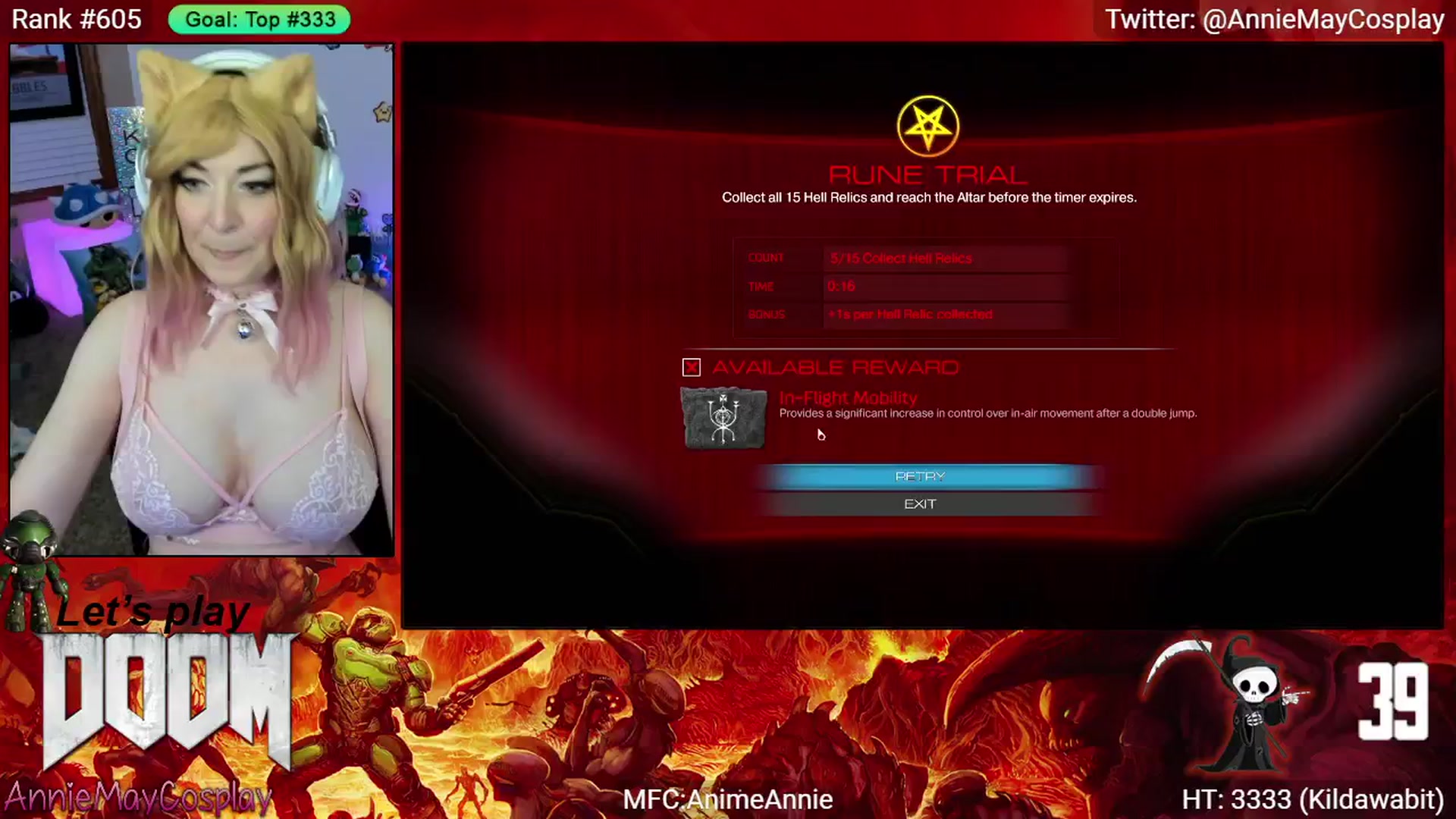 Gallery image thumbnail from AnimeAnnie's myfreecams stream on, 05/25/2025, 01:57 image 4 of 20