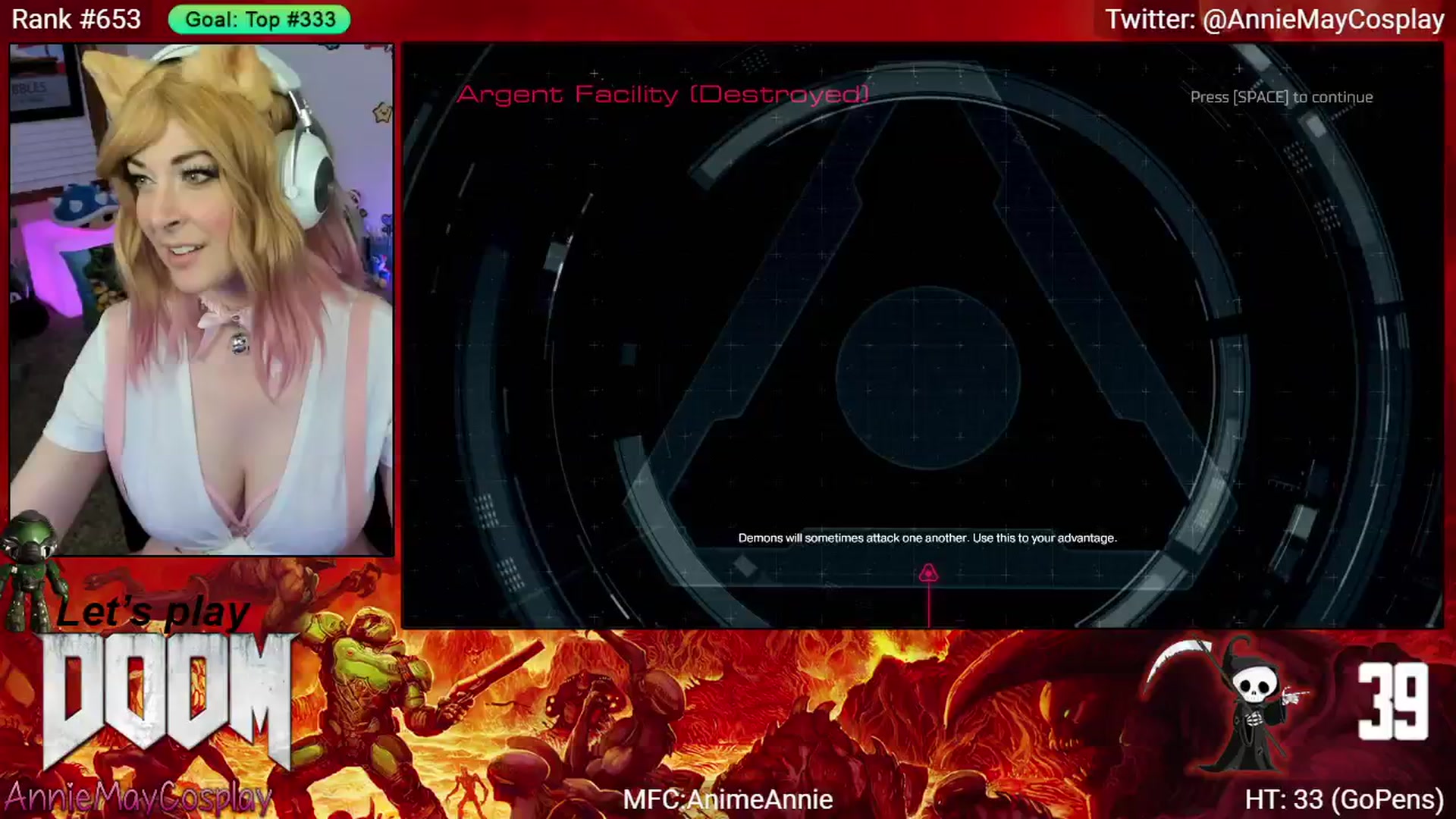 Gallery image thumbnail from AnimeAnnie's myfreecams stream on, 05/25/2025, 01:57 image 2 of 20