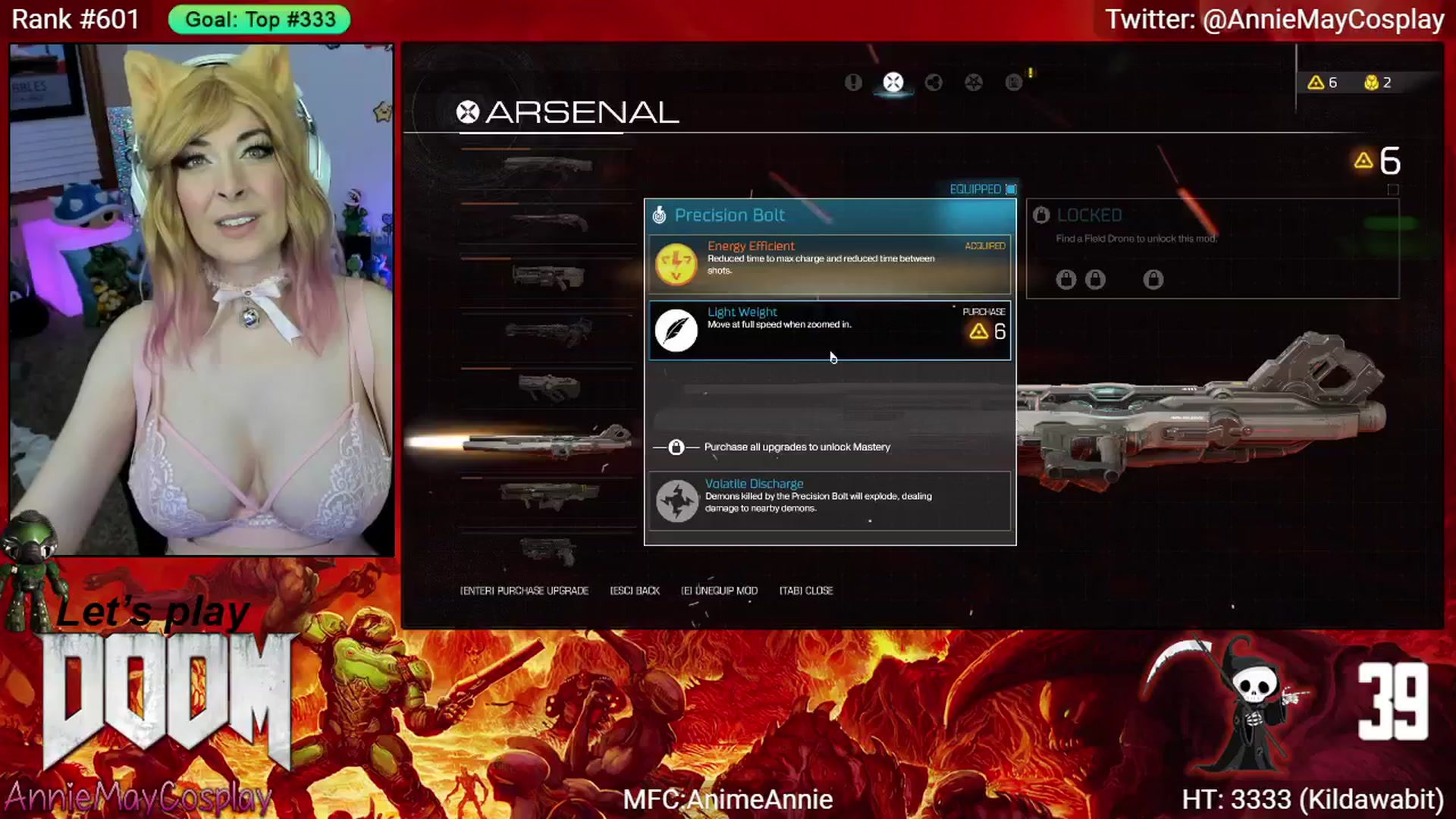 Gallery image thumbnail from AnimeAnnie's myfreecams stream on, 05/25/2025, 01:57 image 6 of 20