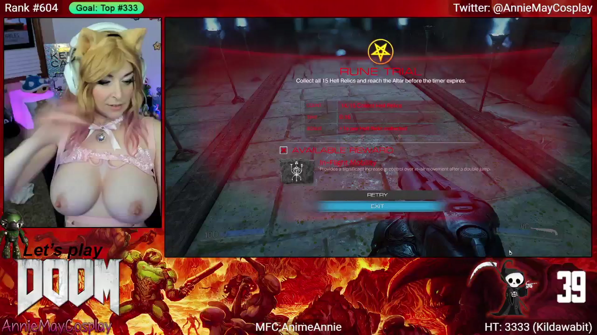 Gallery image thumbnail from AnimeAnnie's myfreecams stream on, 05/25/2025, 01:57 image 5 of 20