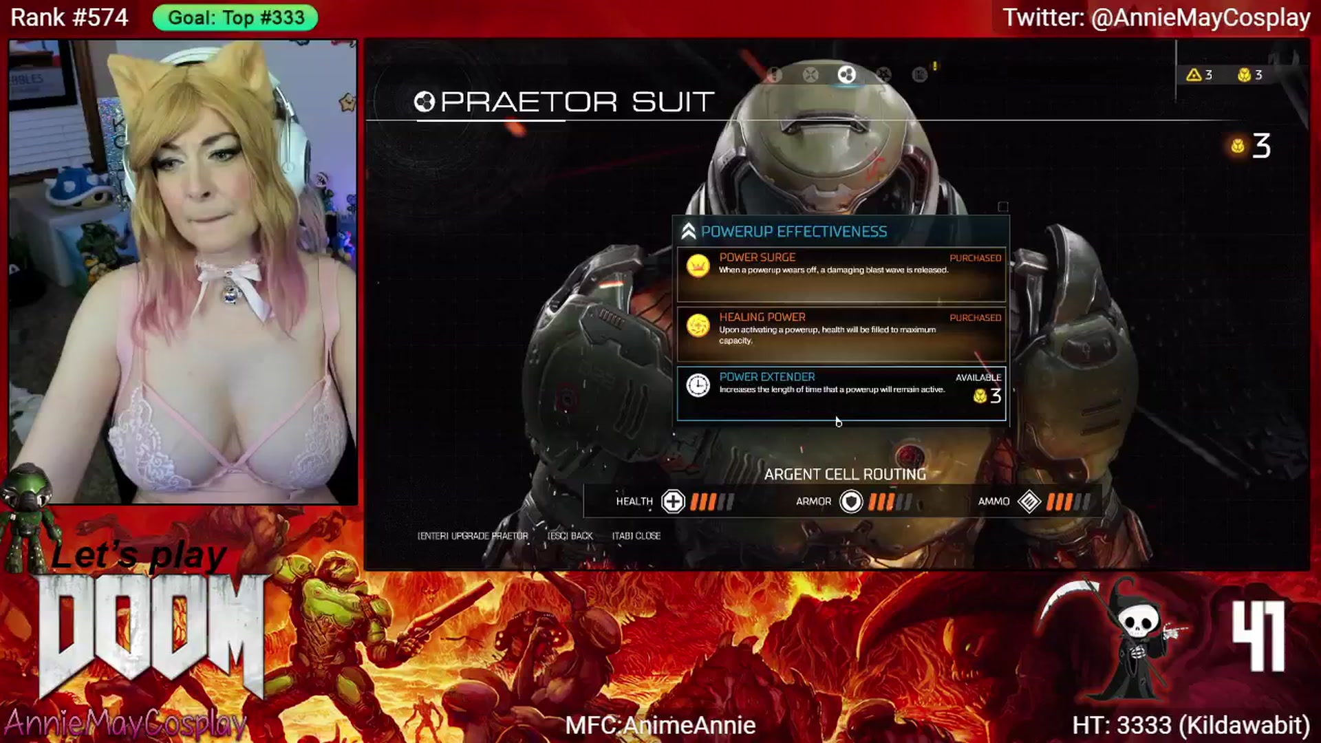 Gallery image thumbnail from AnimeAnnie's myfreecams stream on, 05/25/2025, 01:57 image 20 of 20