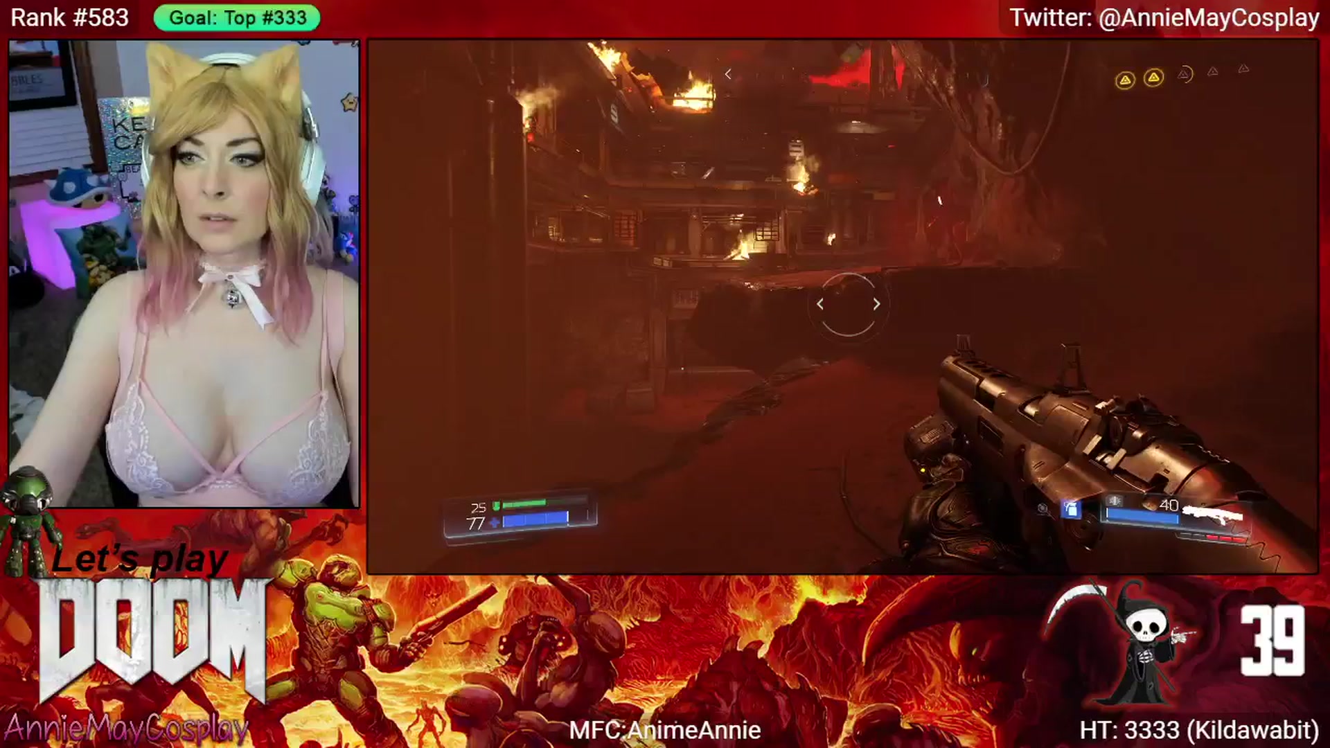 Gallery image thumbnail from AnimeAnnie's myfreecams stream on, 05/25/2025, 01:57 image 9 of 20