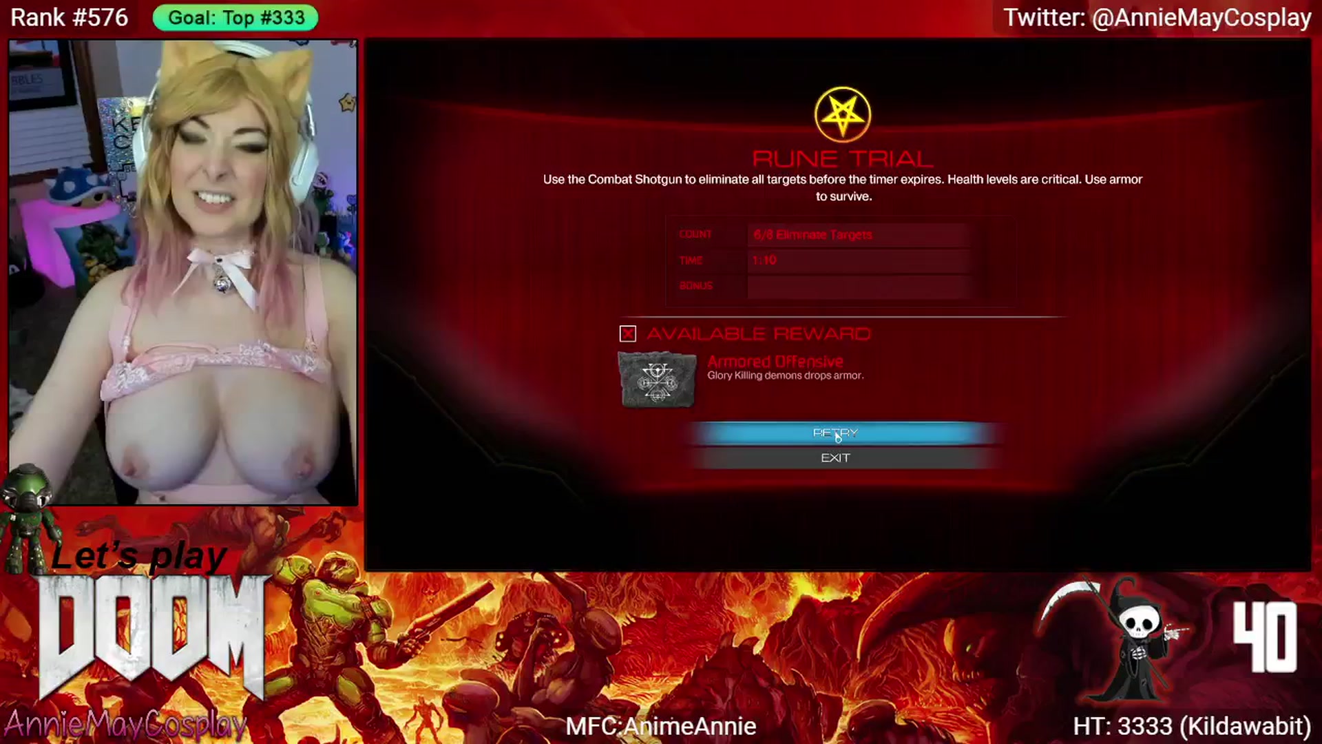 Gallery image thumbnail from AnimeAnnie's myfreecams stream on, 05/25/2025, 01:57 image 15 of 20