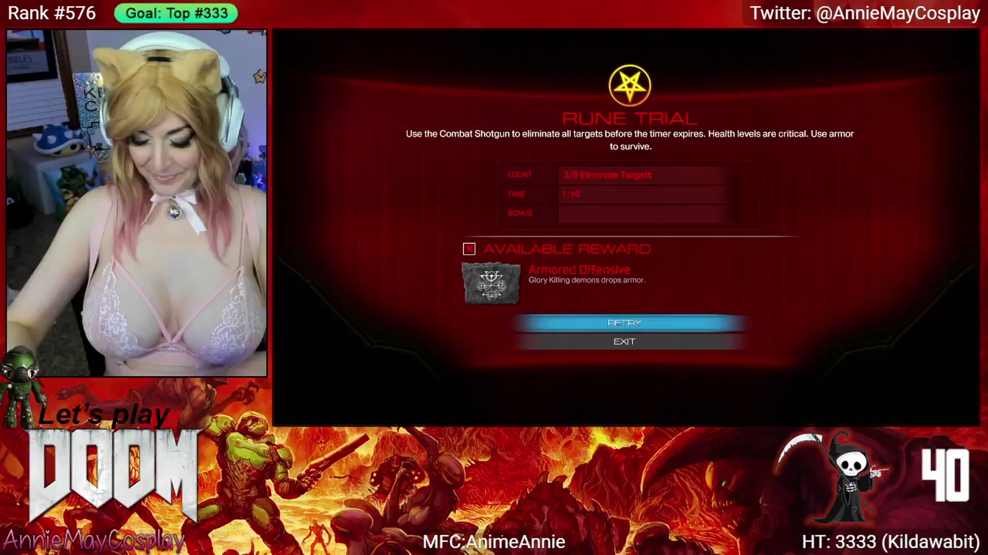 Gallery image thumbnail from AnimeAnnie's myfreecams stream on, 05/25/2025, 01:57 image 16 of 20