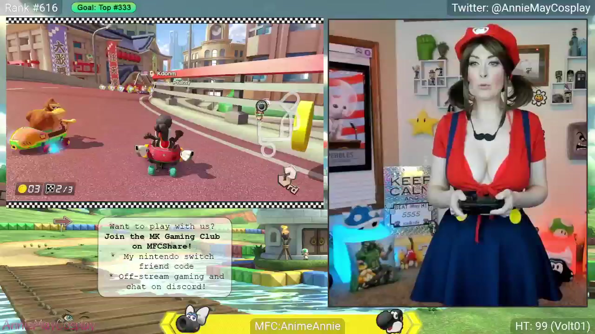 Gallery image thumbnail from AnimeAnnie's myfreecams stream on, 05/27/2025, 02:31 image 6 of 20