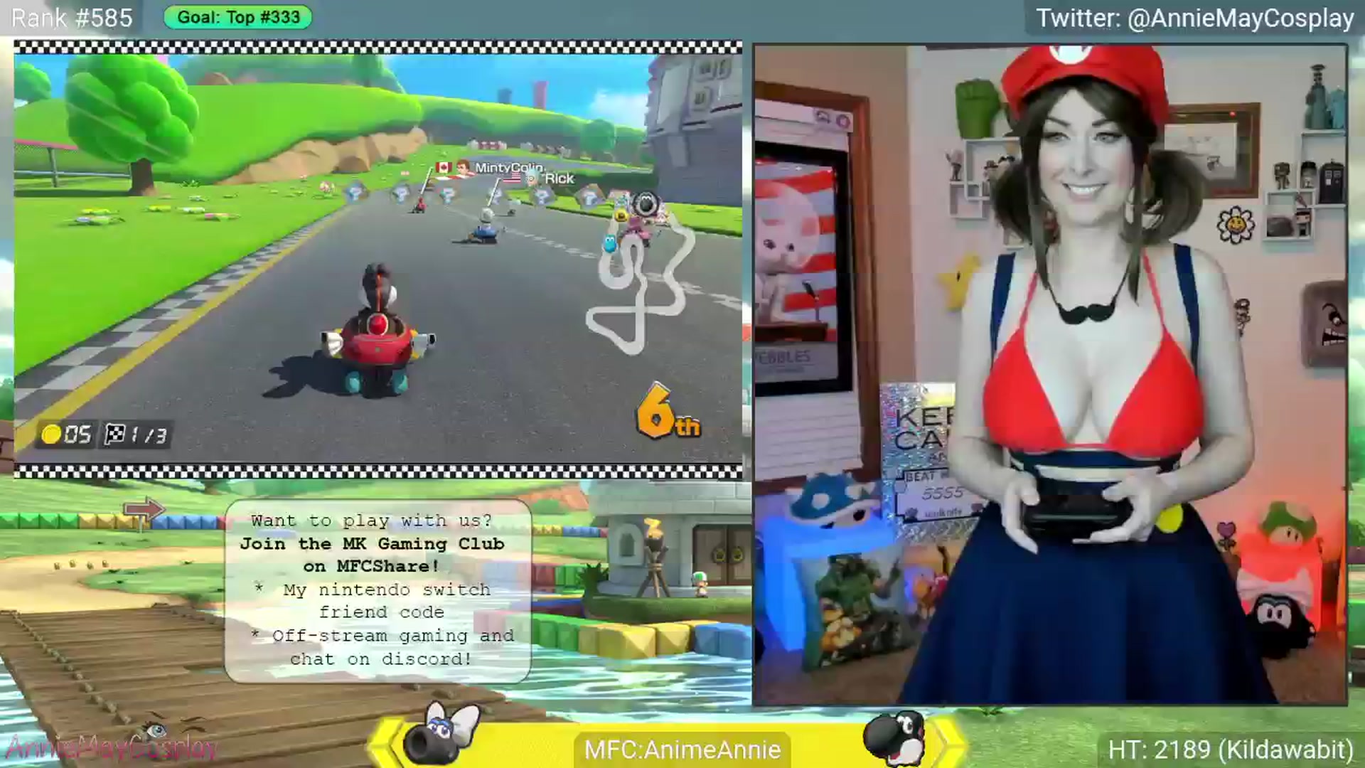 Gallery image thumbnail from AnimeAnnie's myfreecams stream on, 05/27/2025, 02:31 image 10 of 20