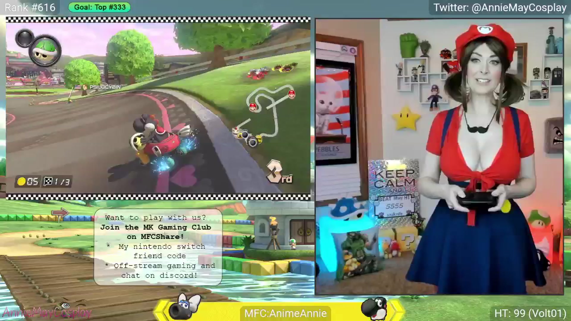 Gallery image thumbnail from AnimeAnnie's myfreecams stream on, 05/27/2025, 02:31 image 5 of 20