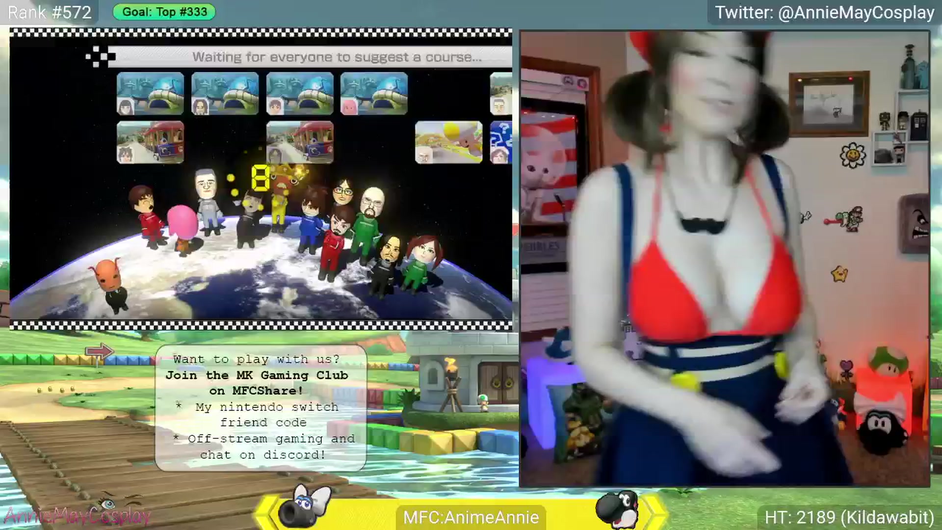 Gallery image thumbnail from AnimeAnnie's myfreecams stream on, 05/27/2025, 02:31 image 13 of 20