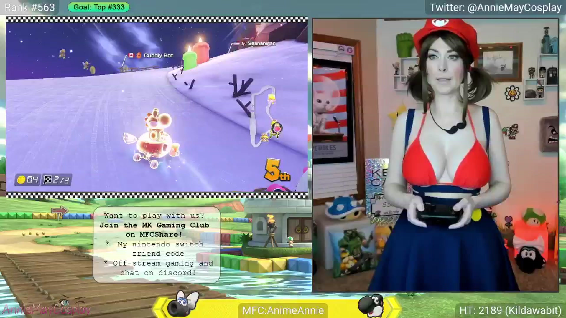 Gallery image thumbnail from AnimeAnnie's myfreecams stream on, 05/27/2025, 02:31 image 17 of 20
