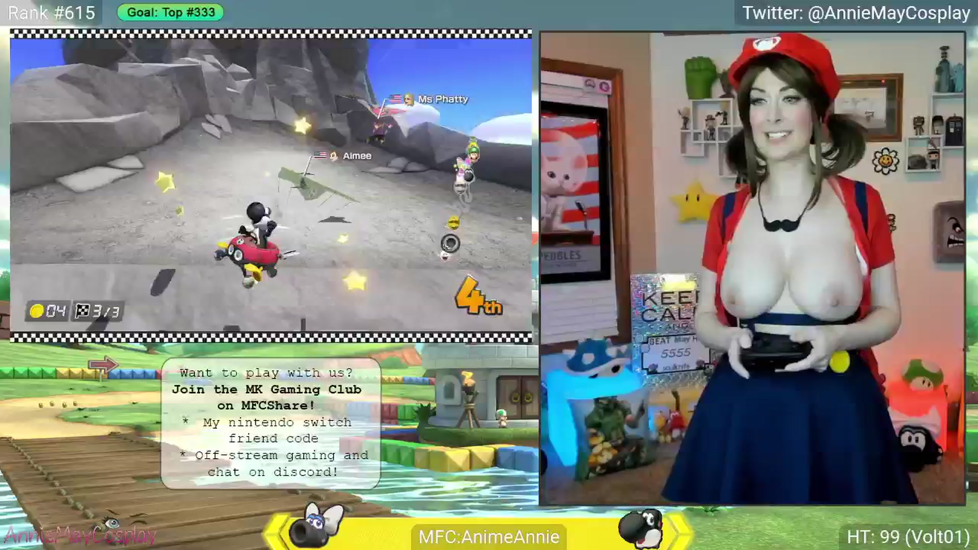 Gallery image thumbnail from AnimeAnnie's myfreecams stream on, 05/27/2025, 02:31 image 7 of 20