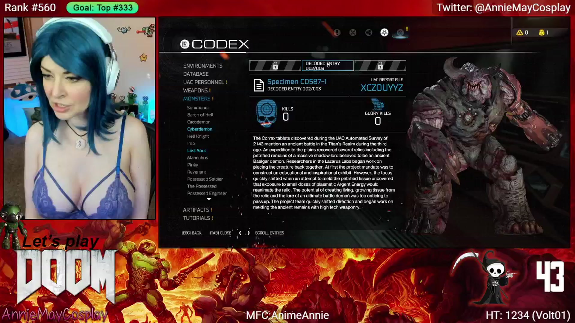 Gallery image thumbnail from AnimeAnnie's myfreecams stream on, 05/29/2025, 24:07 image 16 of 20