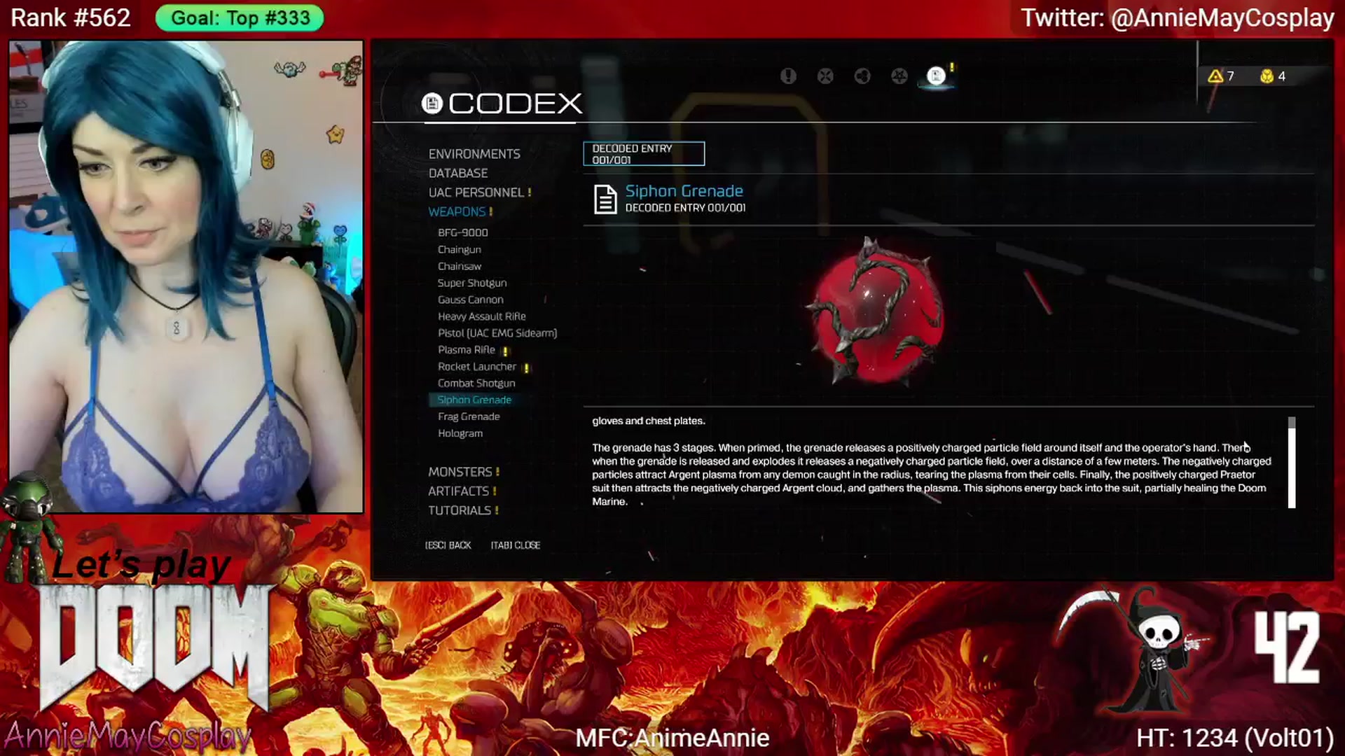 Gallery image thumbnail from AnimeAnnie's myfreecams stream on, 05/29/2025, 24:07 image 13 of 20