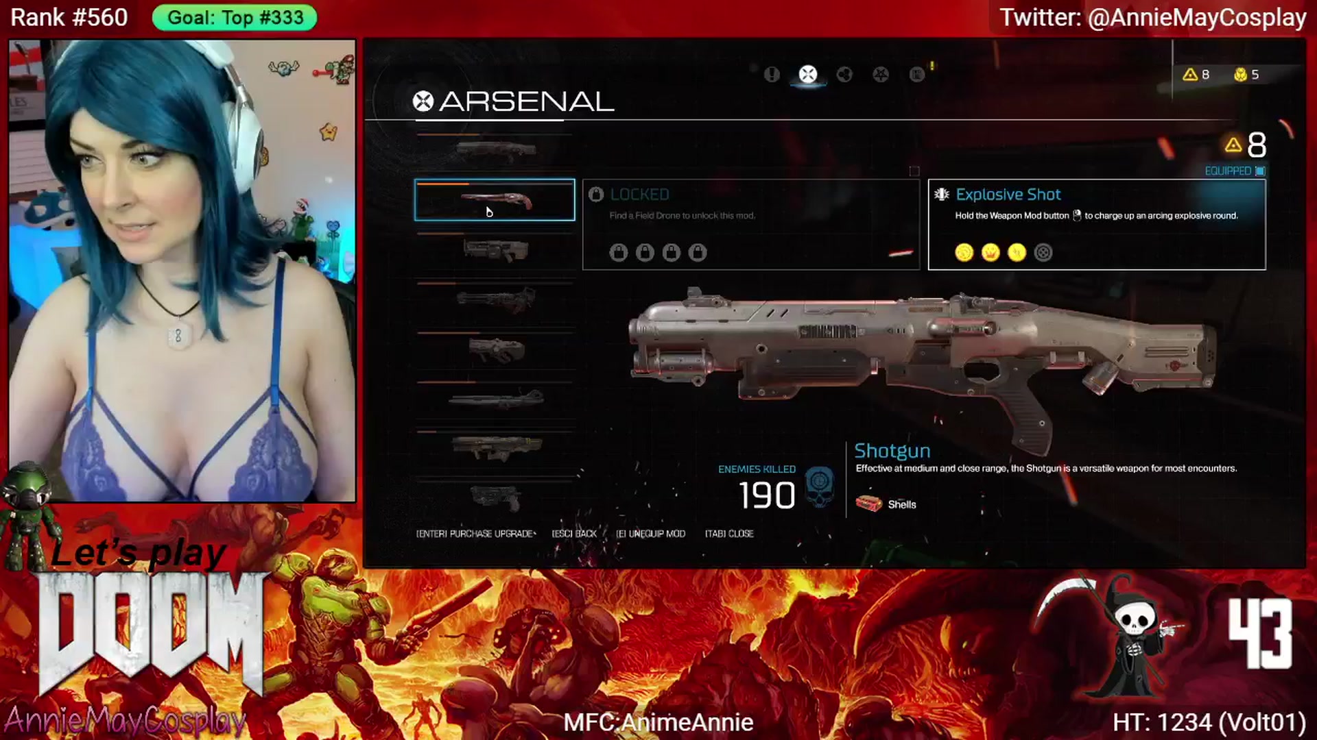 Gallery image thumbnail from AnimeAnnie's myfreecams stream on, 05/29/2025, 02:09 image 1 of 20