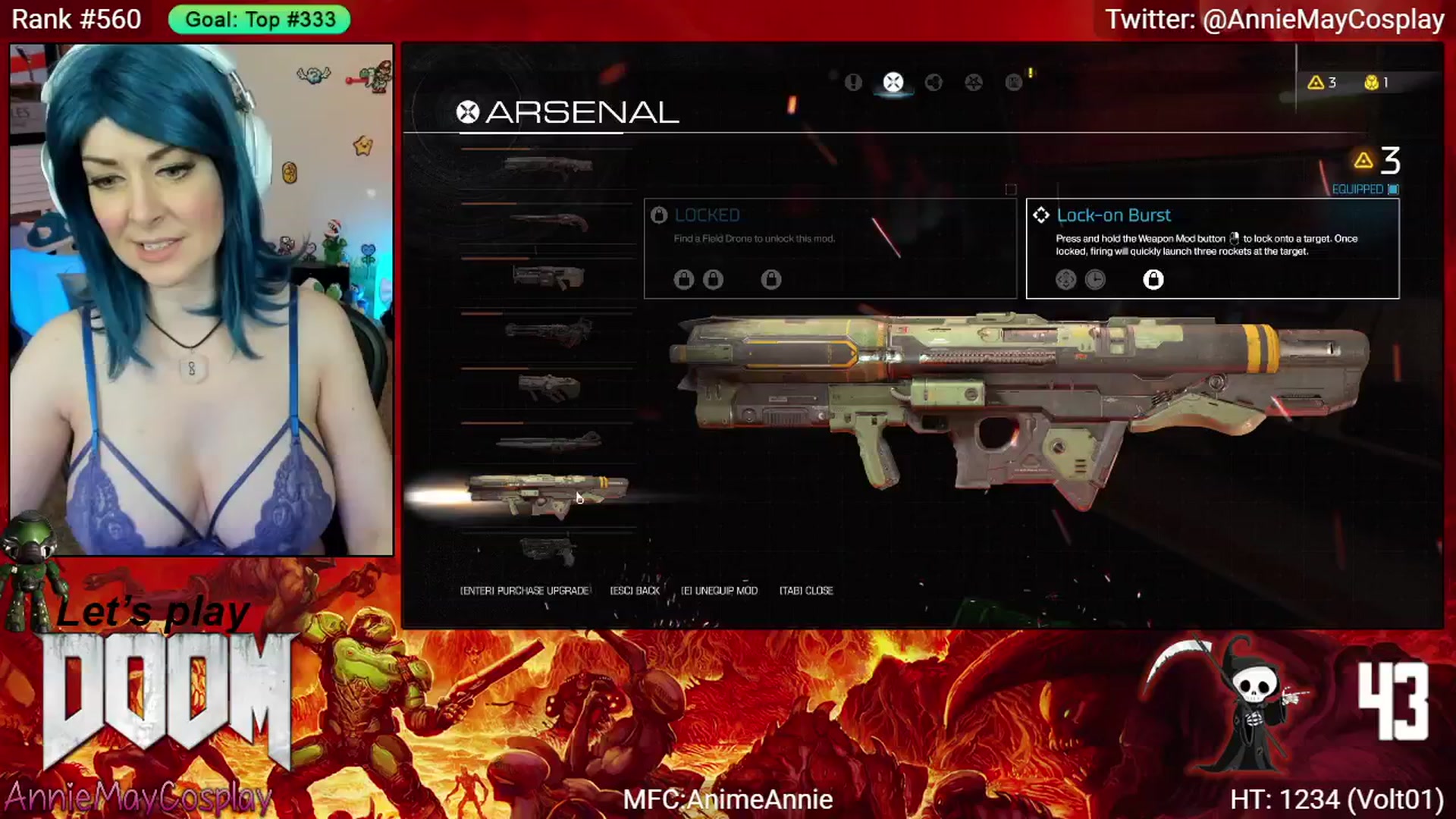 Gallery image thumbnail from AnimeAnnie's myfreecams stream on, 05/29/2025, 02:09 image 2 of 20