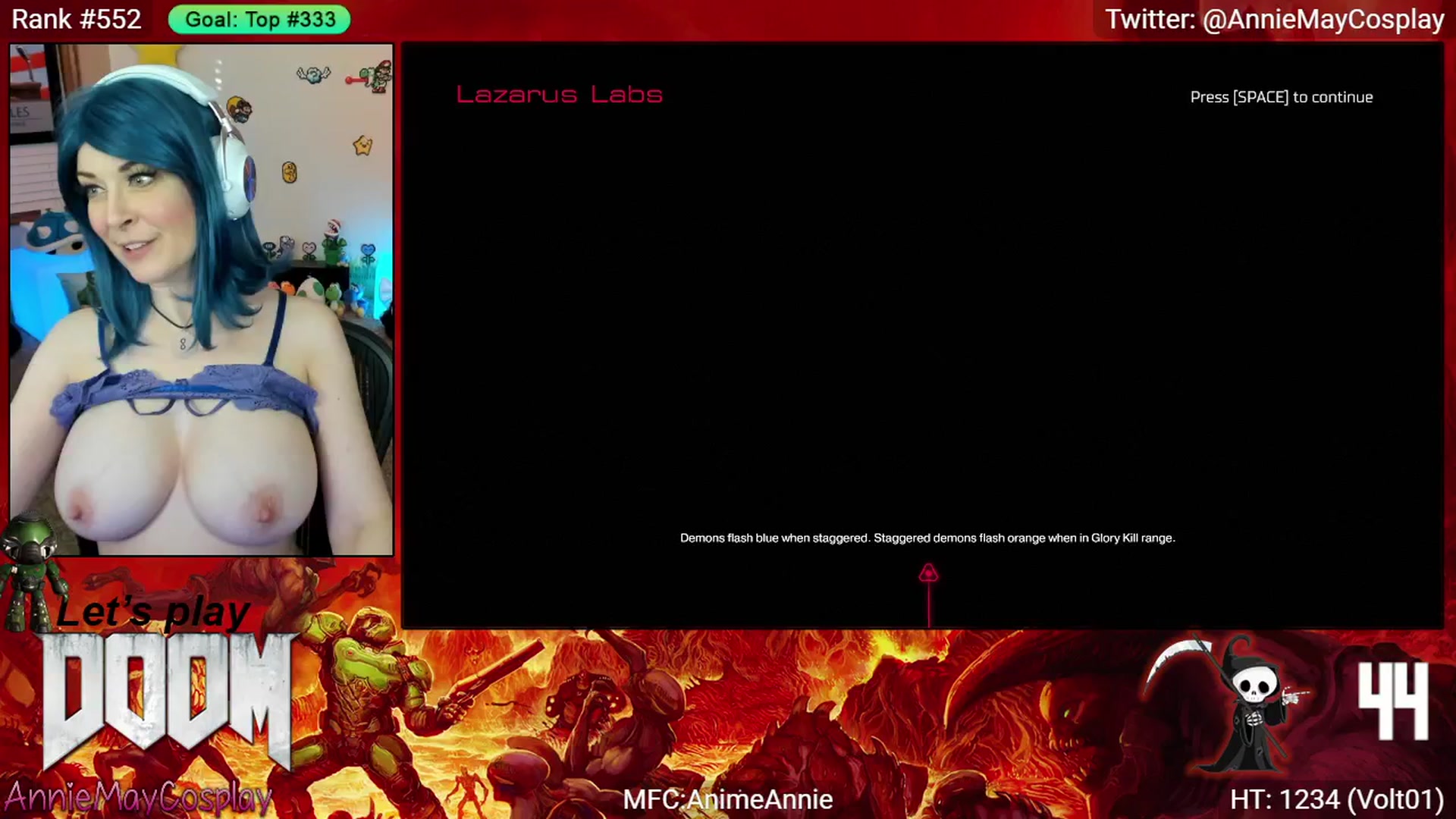 Gallery image thumbnail from AnimeAnnie's myfreecams stream on, 05/29/2025, 02:09 image 7 of 20