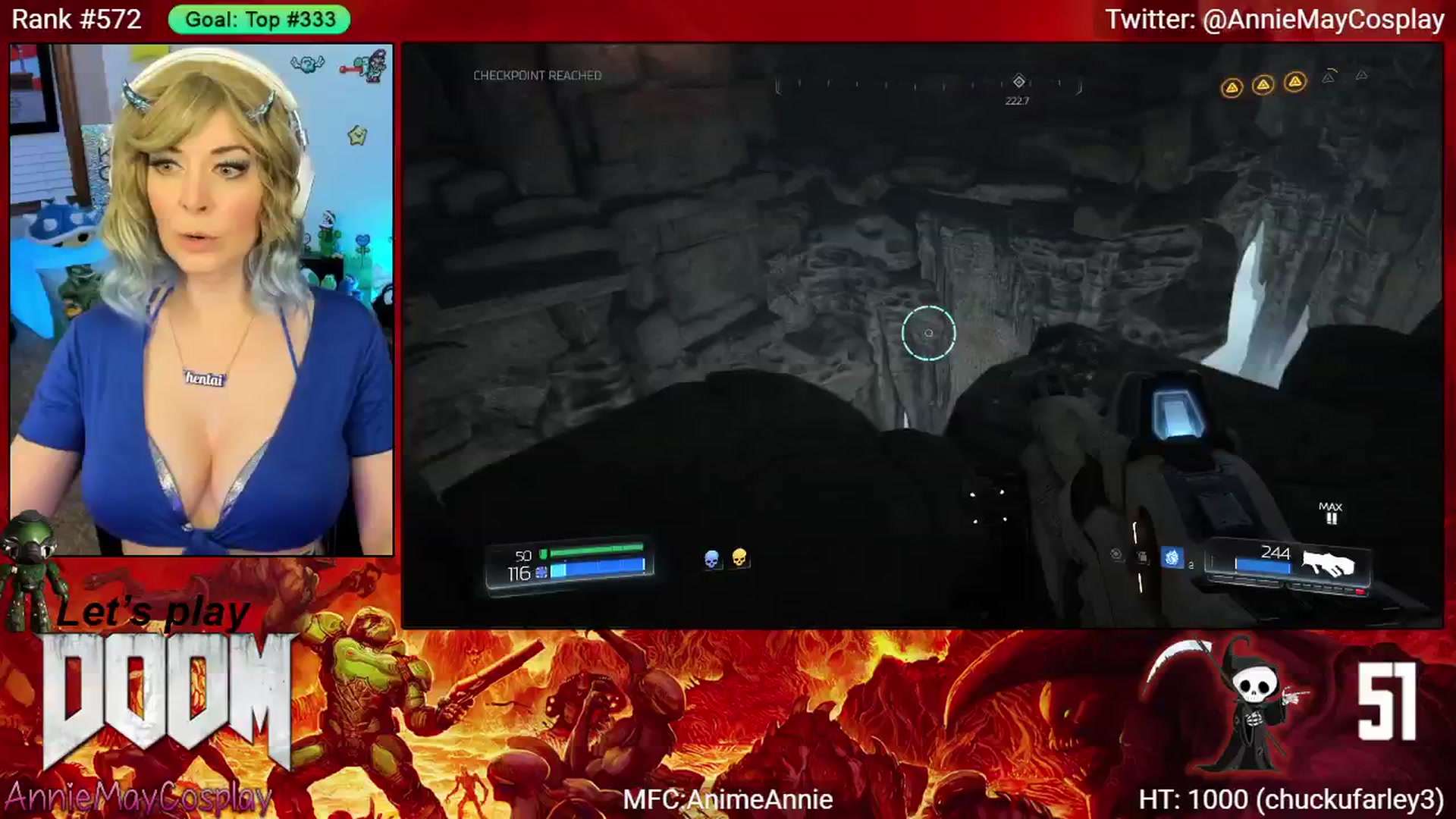 Gallery image thumbnail from AnimeAnnie's myfreecams stream on, 05/31/2025, 02:12 image 17 of 20