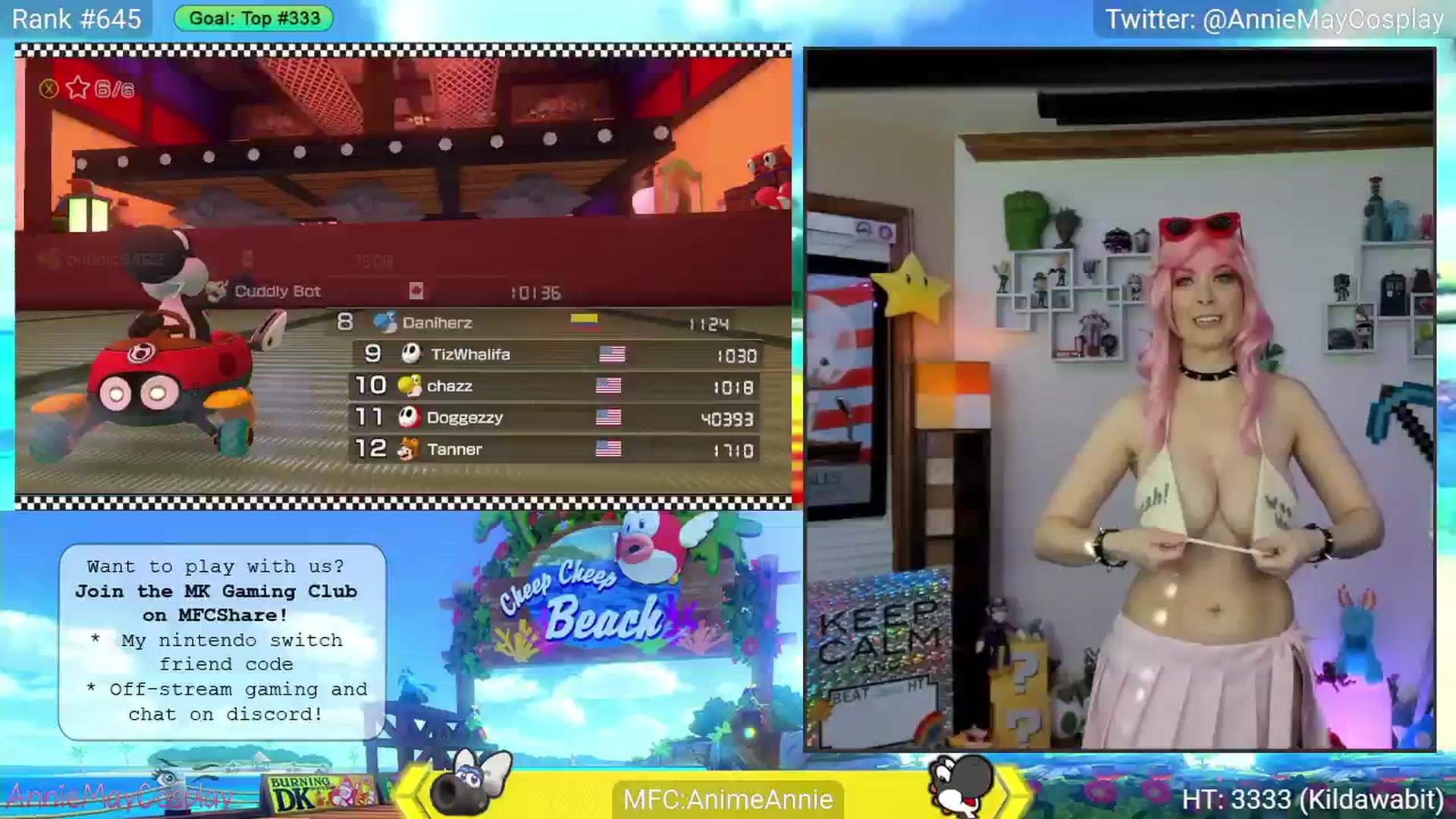 Gallery image thumbnail from AnimeAnnie's myfreecams stream on, 06/03/2025, 02:44 image 13 of 20
